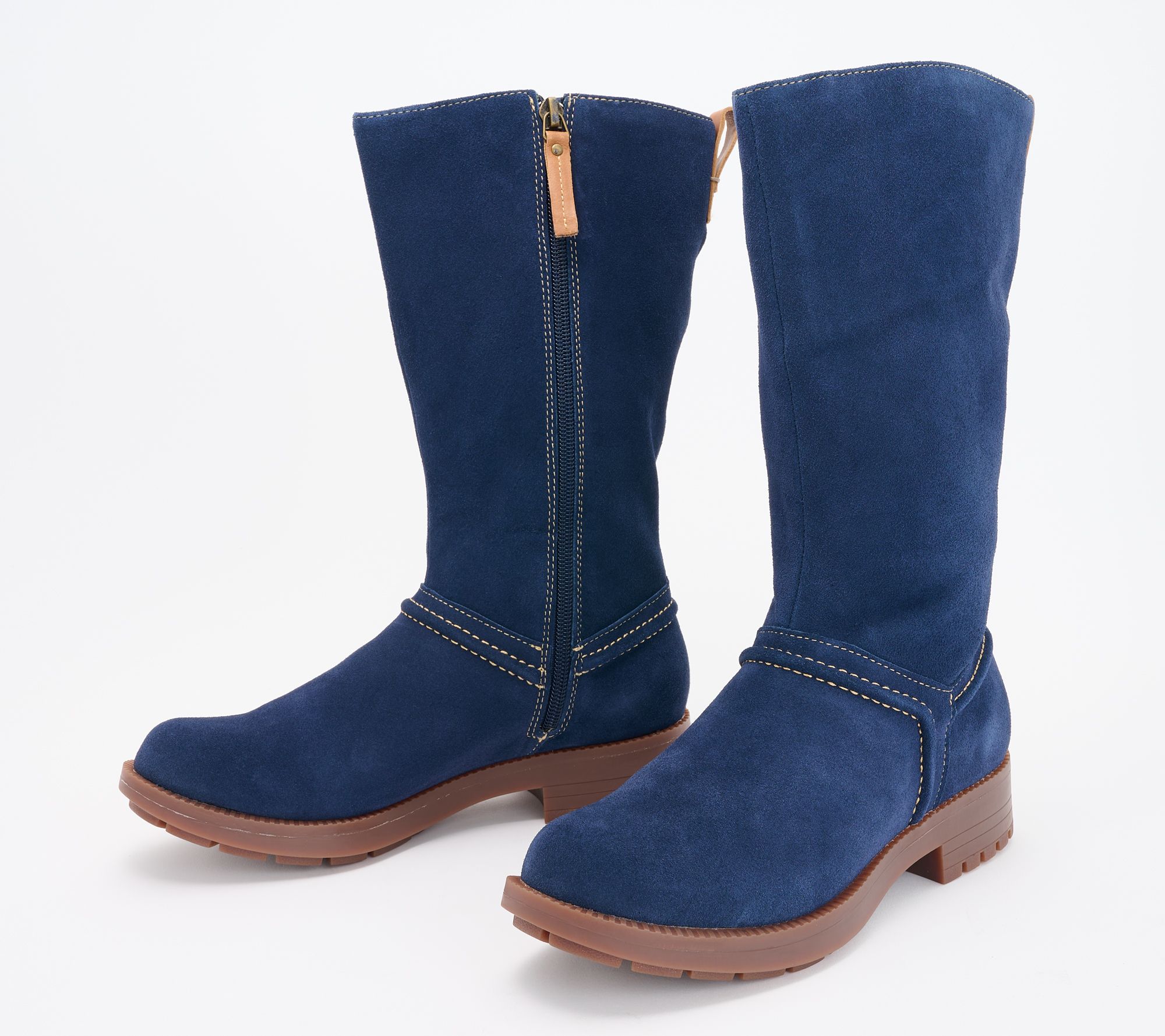 Qvc discount navy boots