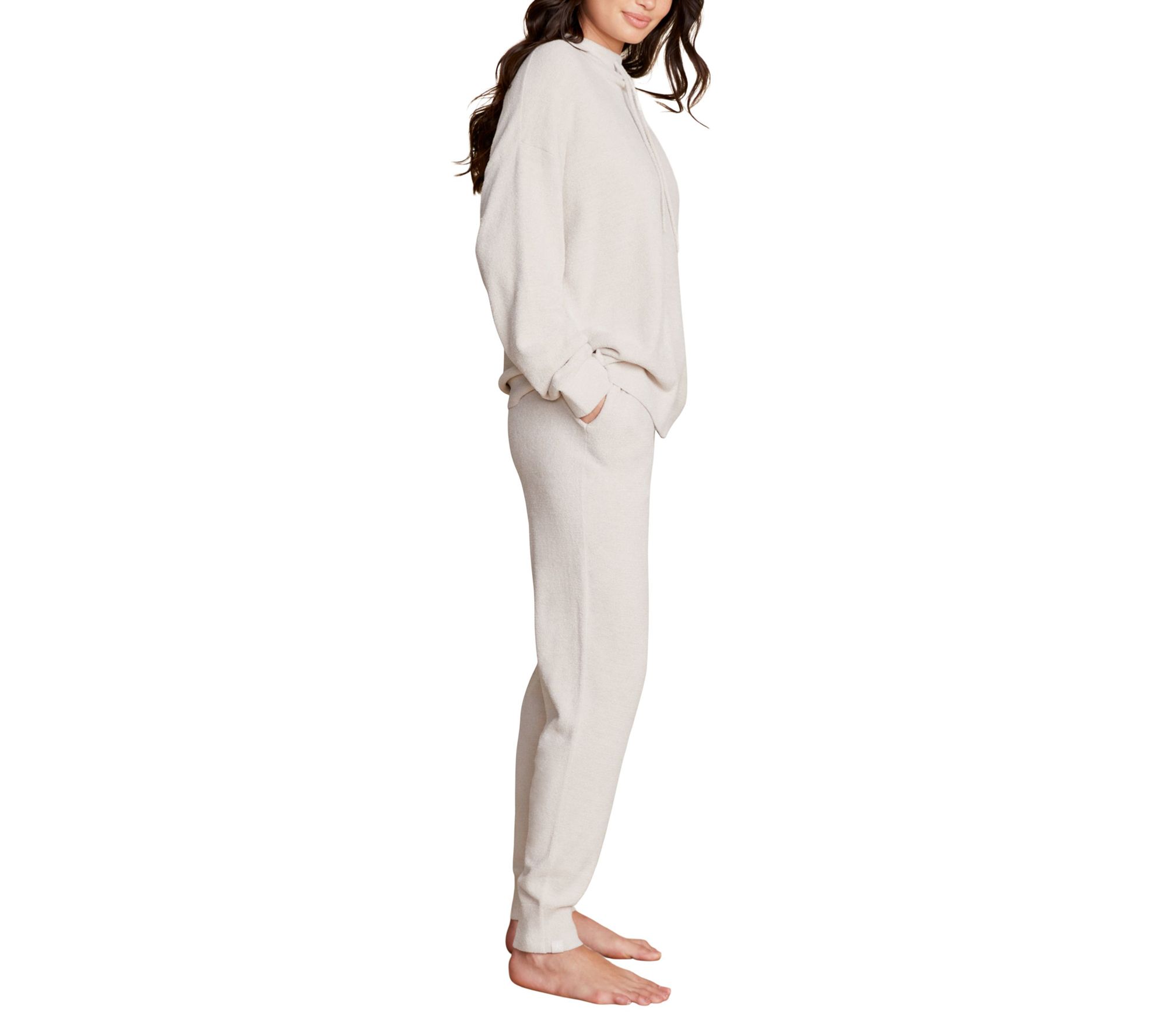 Barefoot Dreams CozyChic Ultra Lite Funnel Neck Pullover - QVC.com