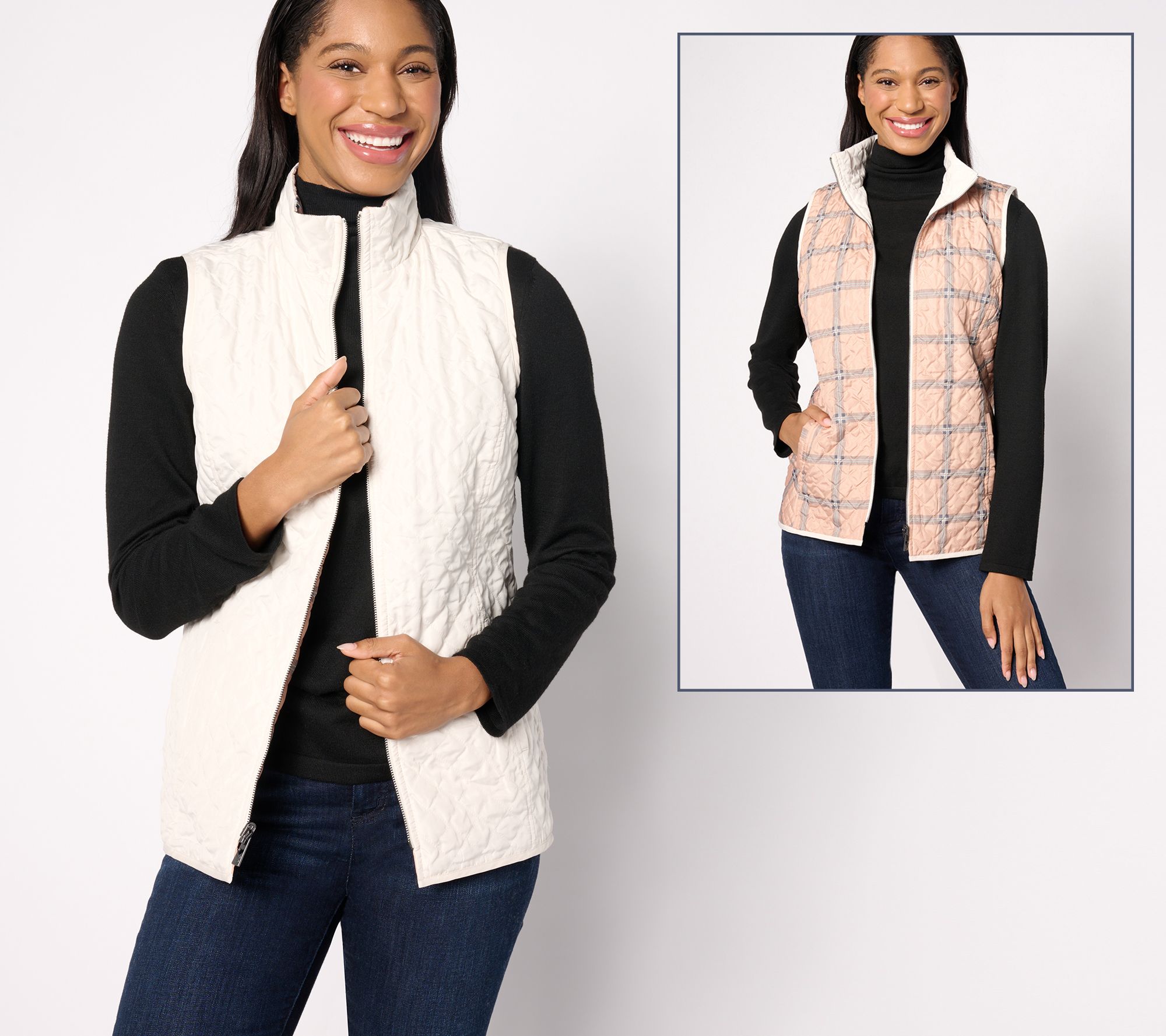 Centigrade Quilted Elbow-Sleeve Puffer Jacket