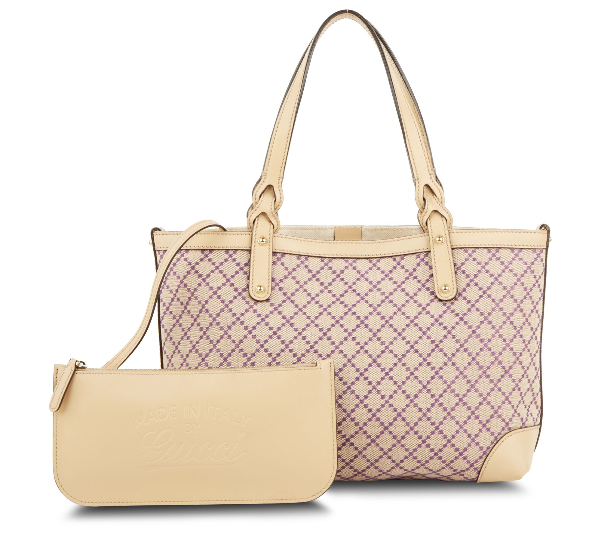 Pre-Owned Gucci Diamante Craft Tote Bag