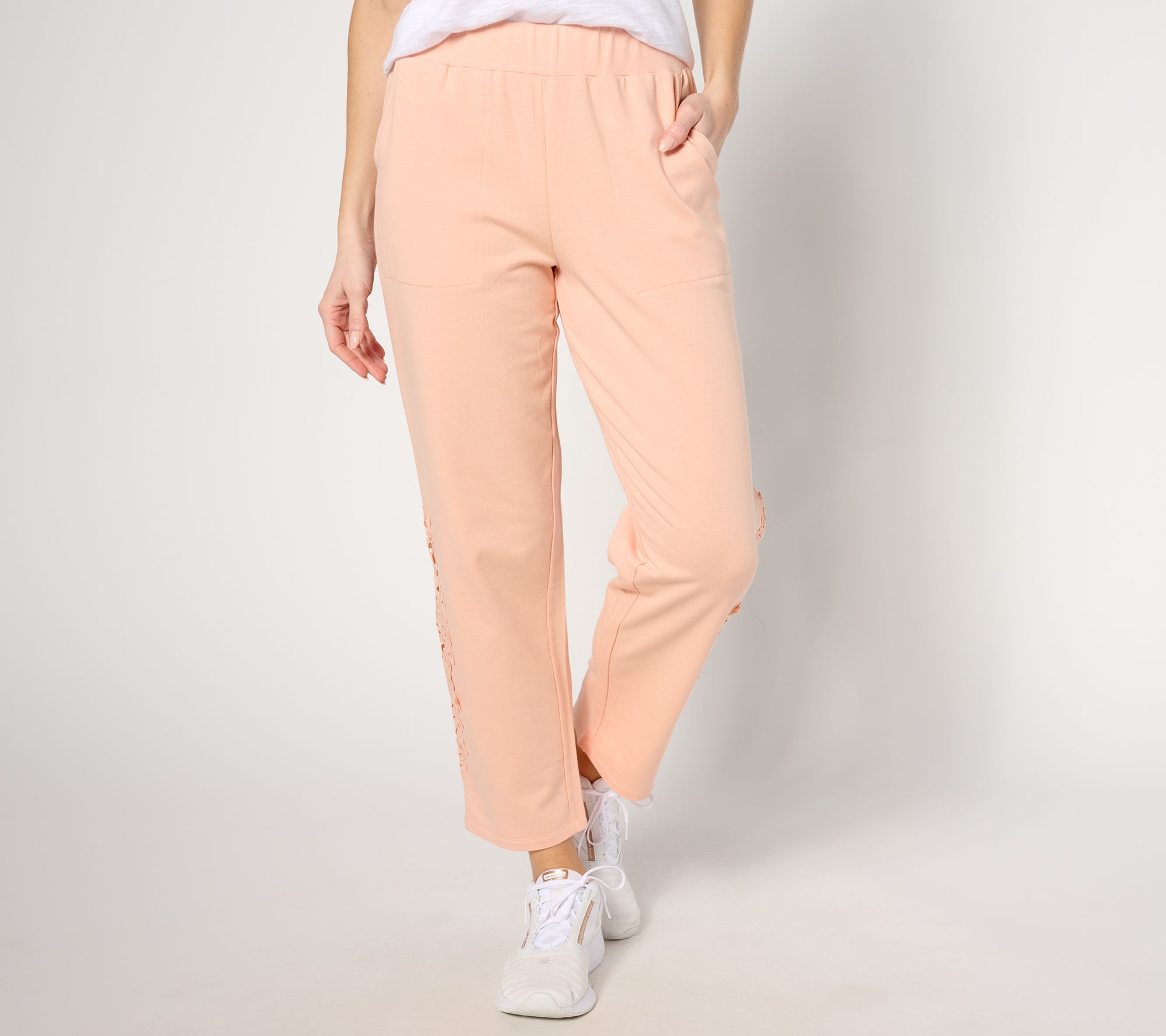 LOGO Life by Lori Goldstein Petite Knit Pull On Pant