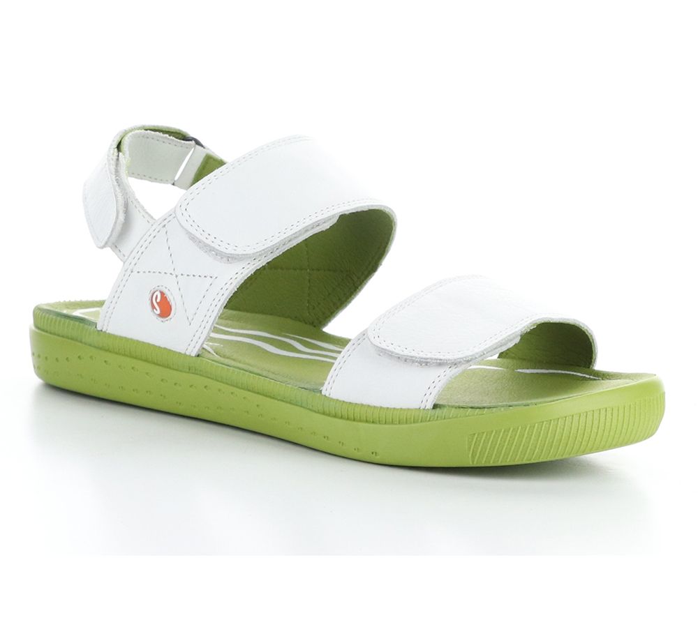 Softino's Leather Adjustable Strap Sandal - Indu