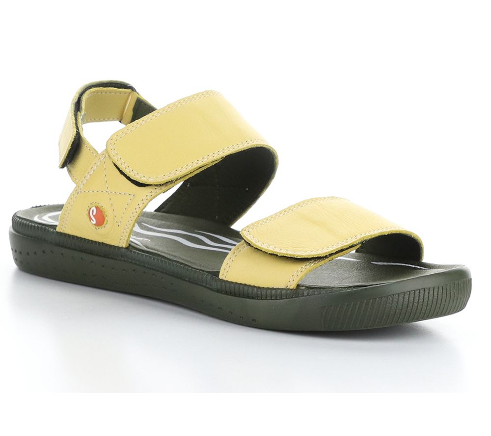 Softino's Leather Adjustable Strap Sandal - Indu