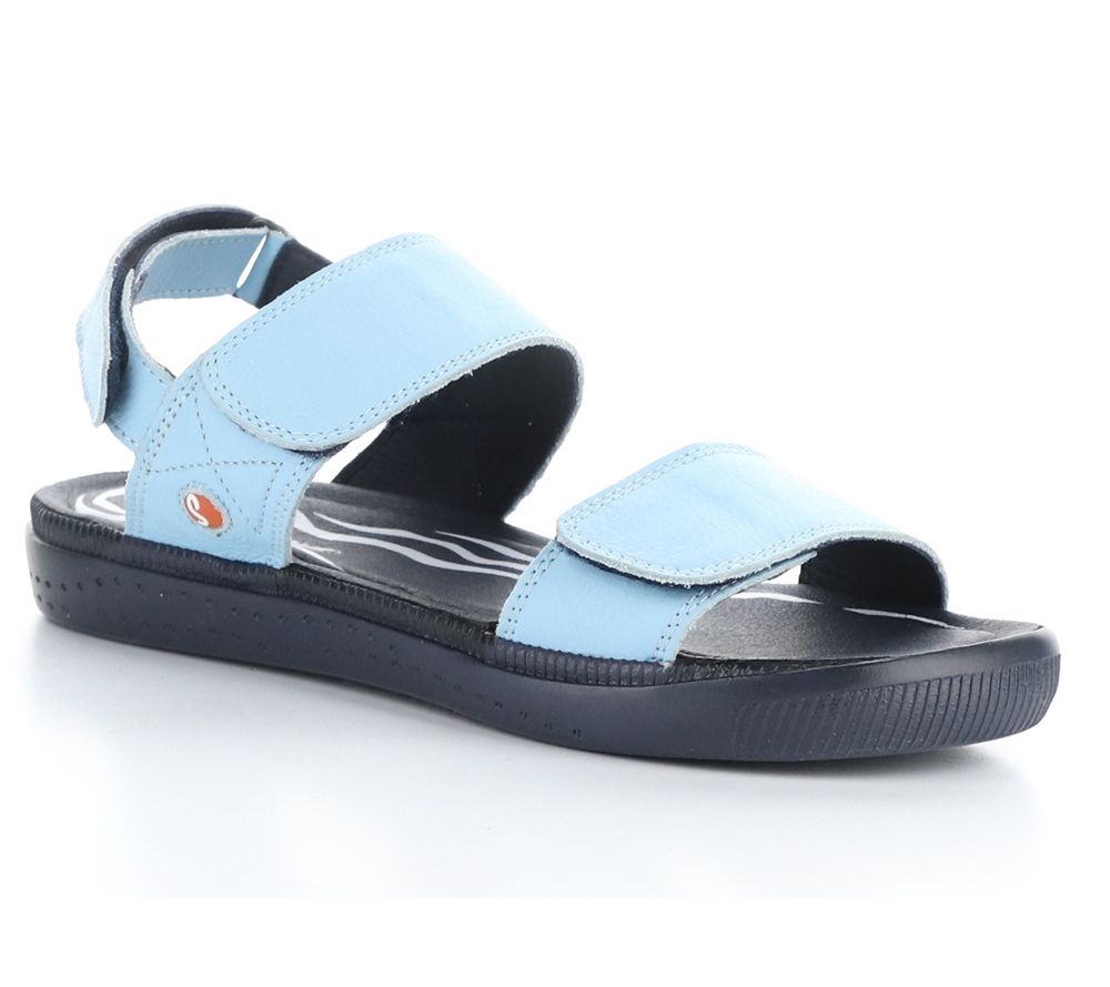 Softino's Leather Adjustable Strap Sandal - Indu