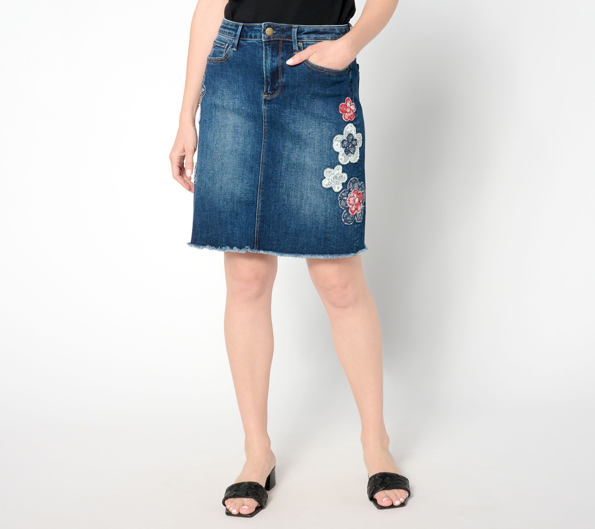 Driftwood Jeans Saydi Embroidered Skirt American Bandstand