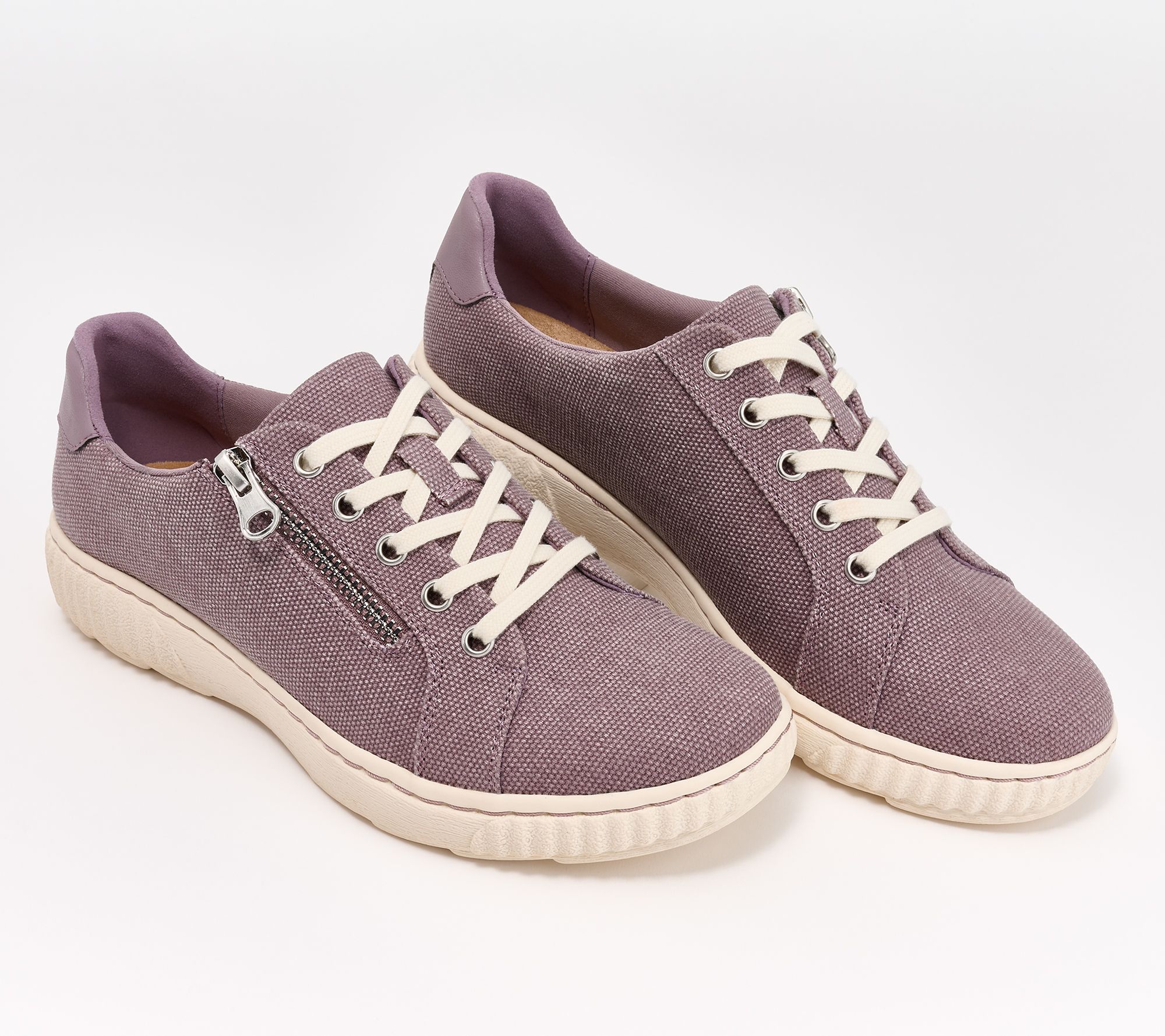 "As Is" Clarks Collection Lace-Up Sneakers - Caroline Echo