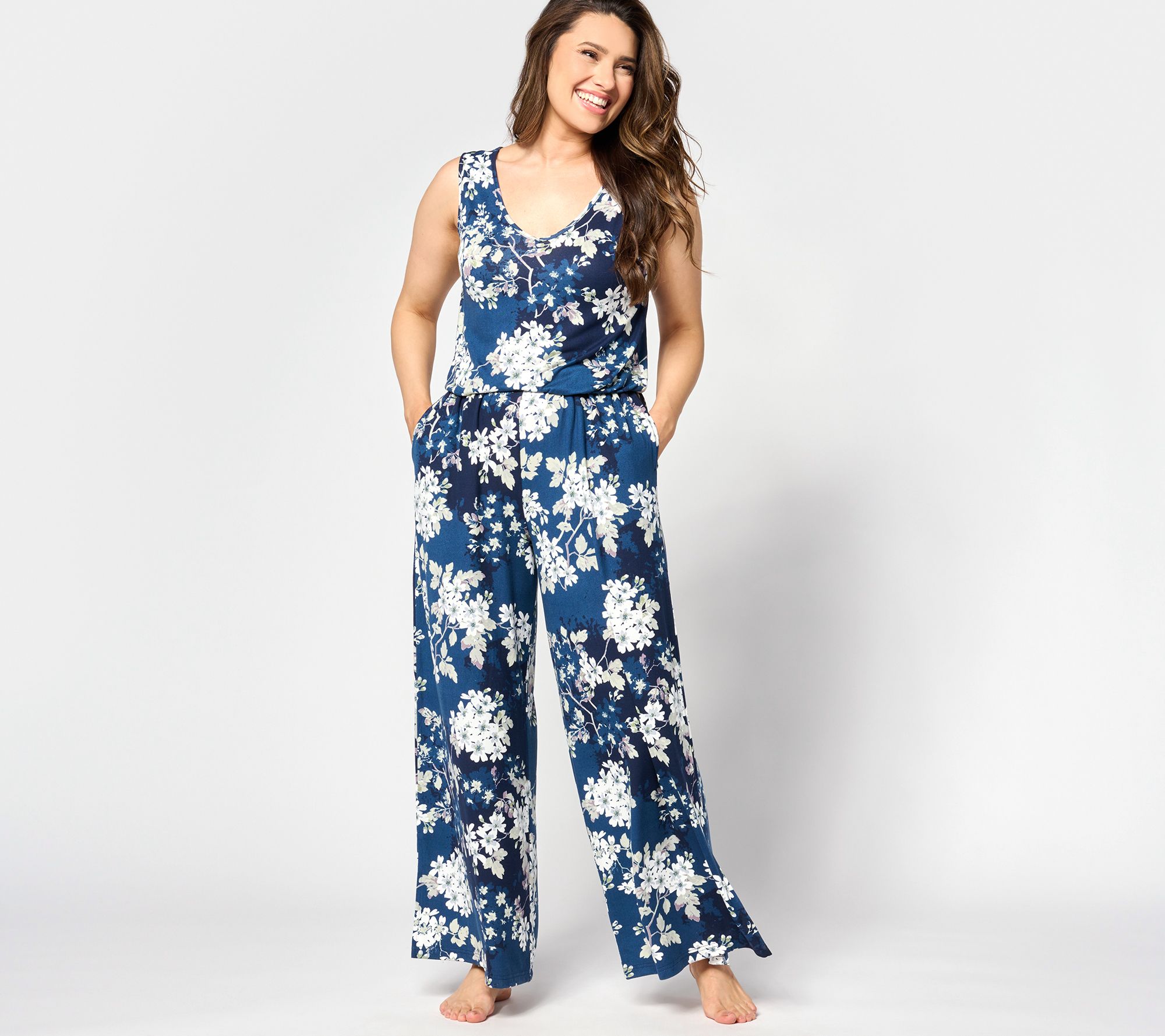 "As Is" Bumblebella by Jill Martin Tall Dreamy Jersey Jumpsuit