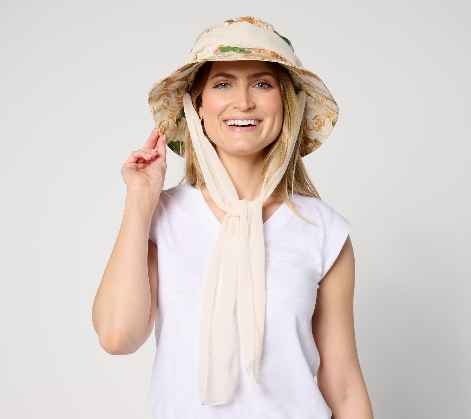 "As Is" Sprigs Spring Garden Party Hat