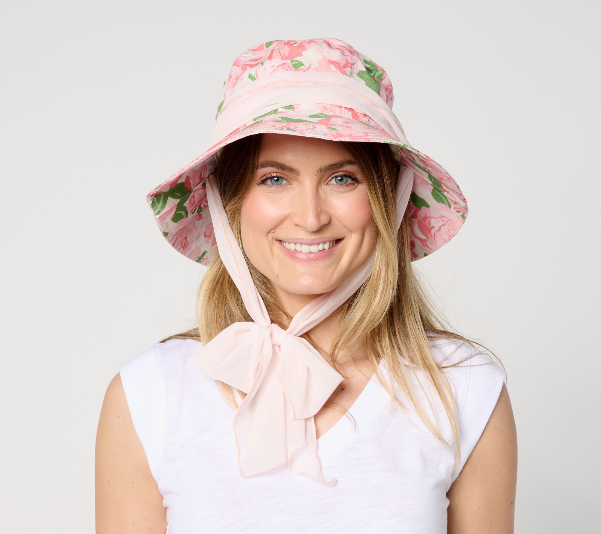 "As Is" Sprigs Spring Garden Party Hat