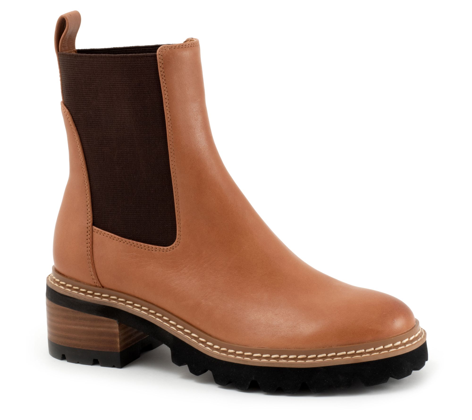 EOS Linear Leather Lug Sole Boot