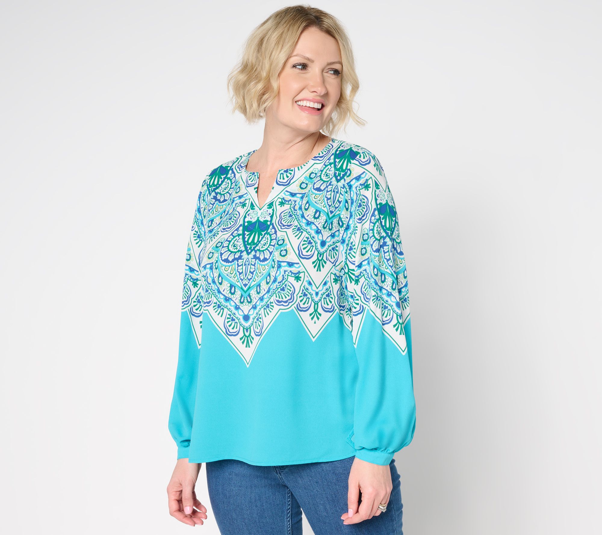 Belle Boho by Kim Gravel Lotus Sunrise Blouse