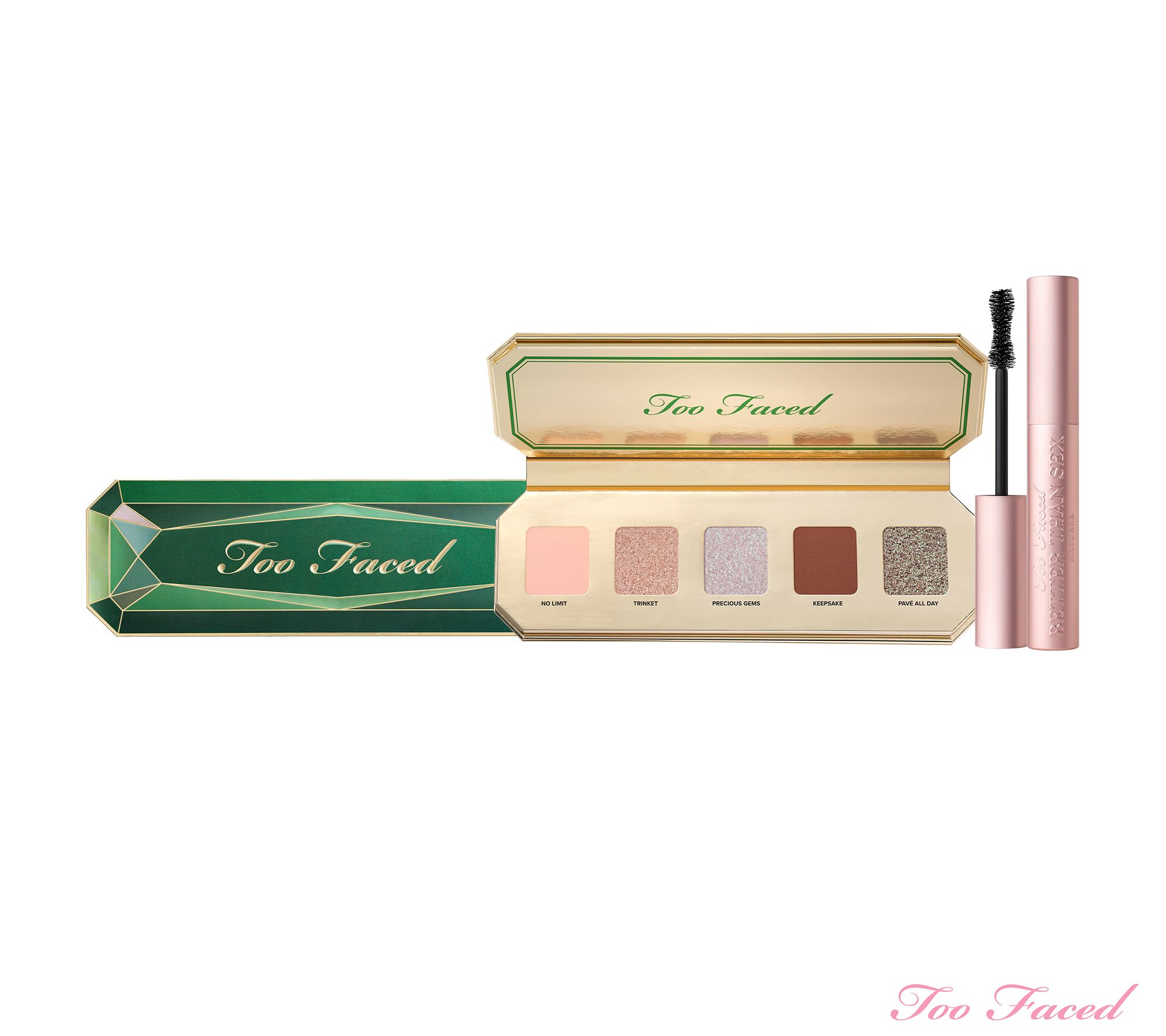 Too Faced Precious Gems Palette + Better Than S ex Mascara