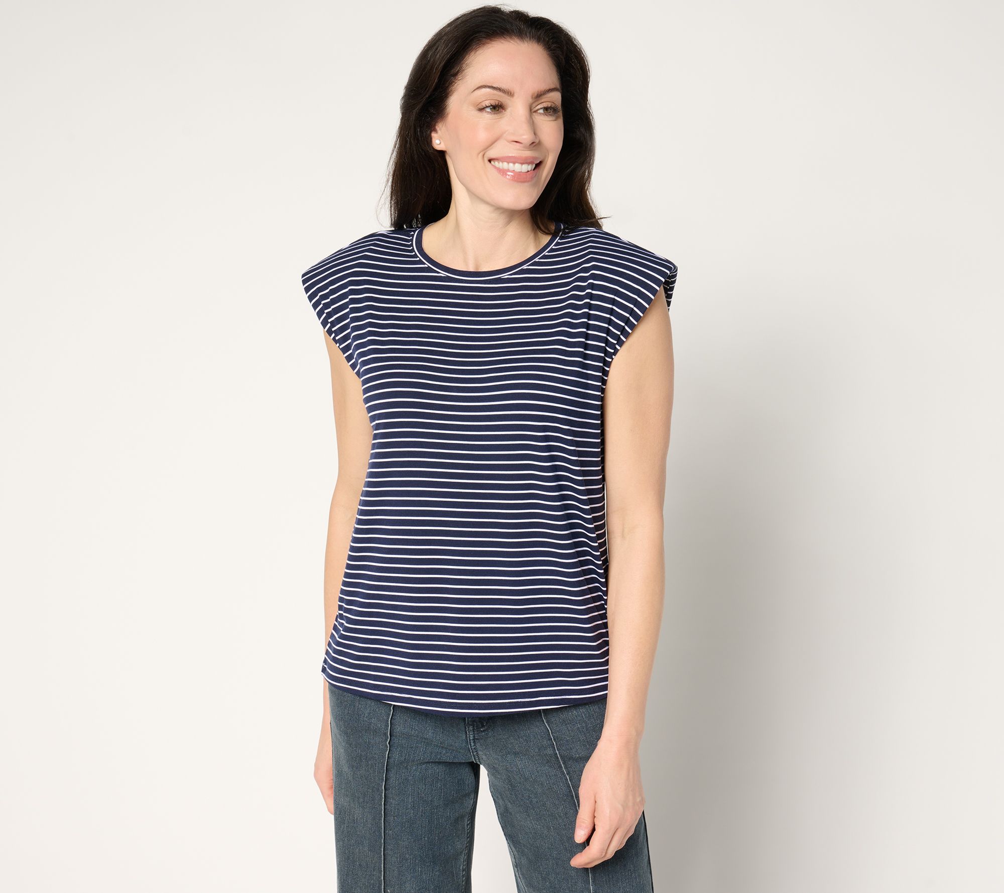 Me by Jennie Garth Harbor Striped Tee