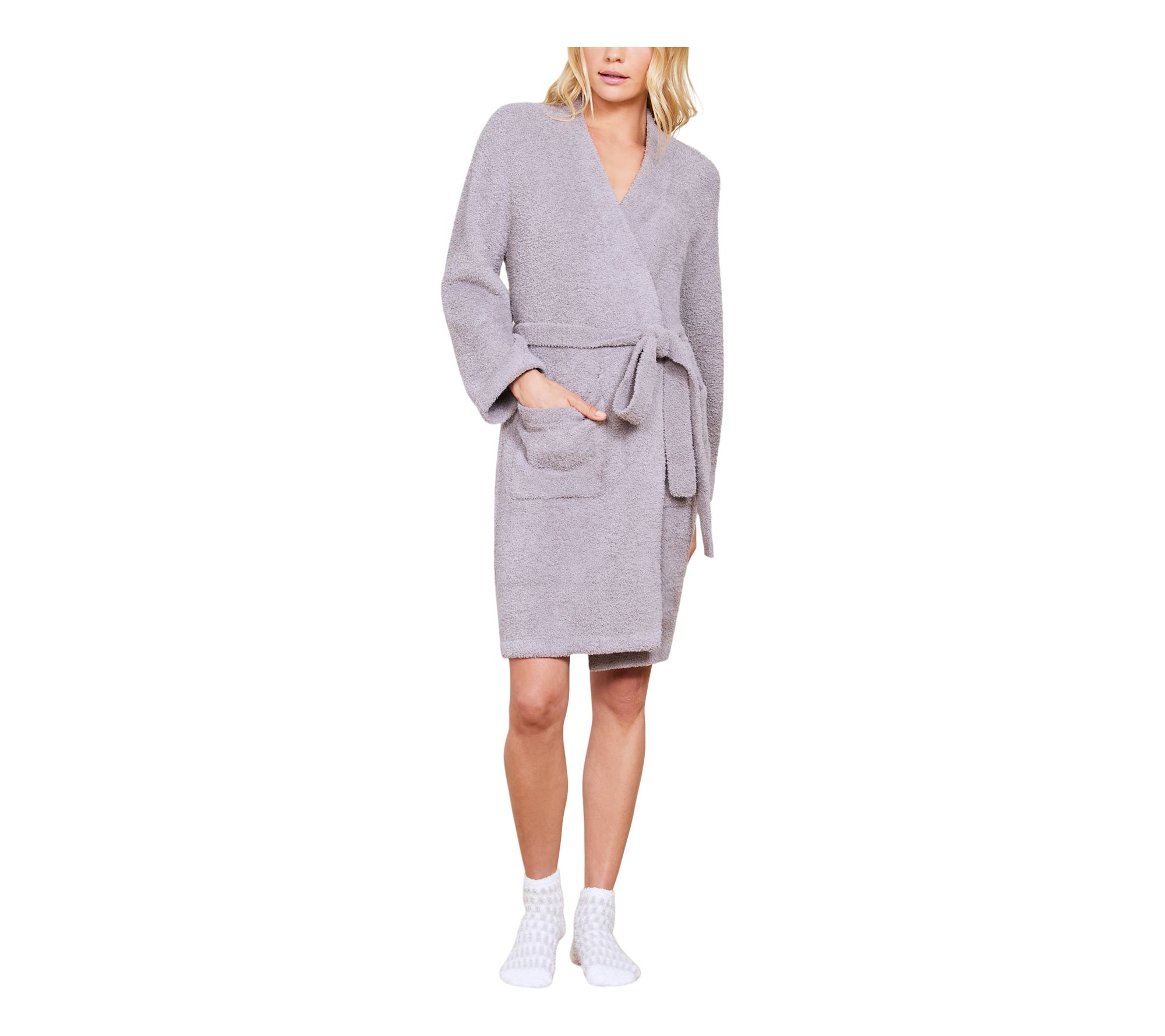 Barefoot Dreams CozyChic Solid Knee-Length Robe