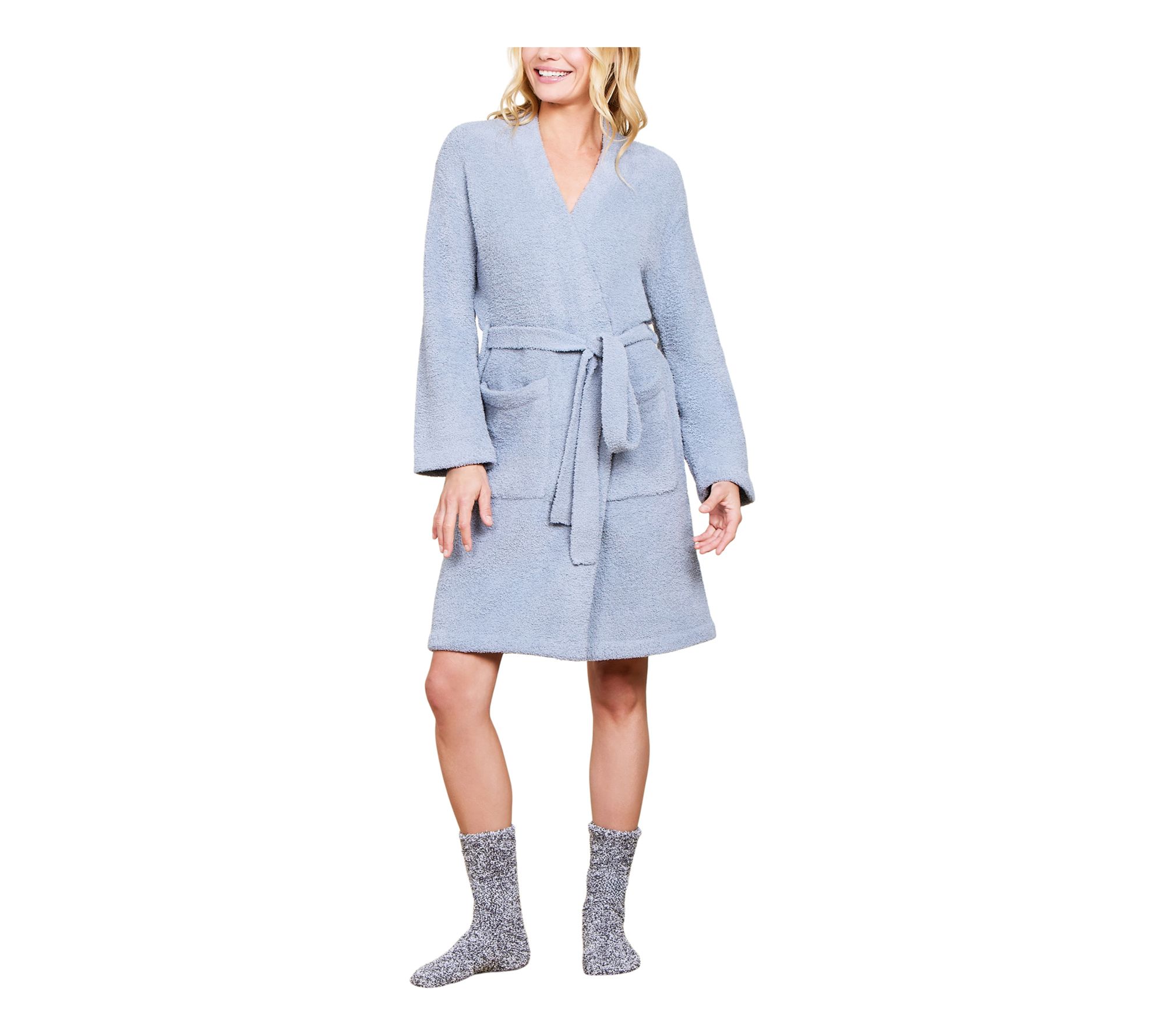 Barefoot Dreams CozyChic Solid Knee-Length Robe