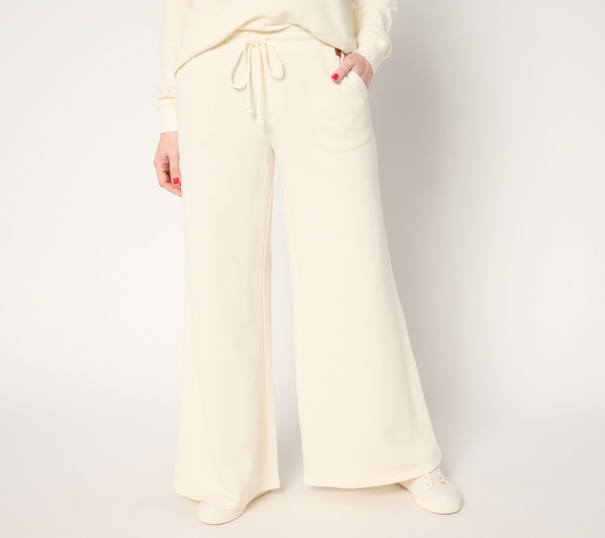 Peace Love World Boheme Regular French Terry Monica Wide Leg Pant