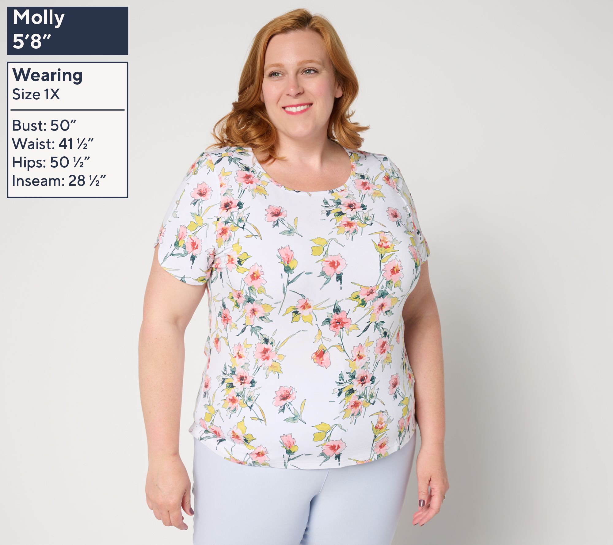 【Nick Nicole】FLOWER HALF TEE 2COLOR nicole by Nicole Miller Chiffon Topper Cardigan-Orange Ombre