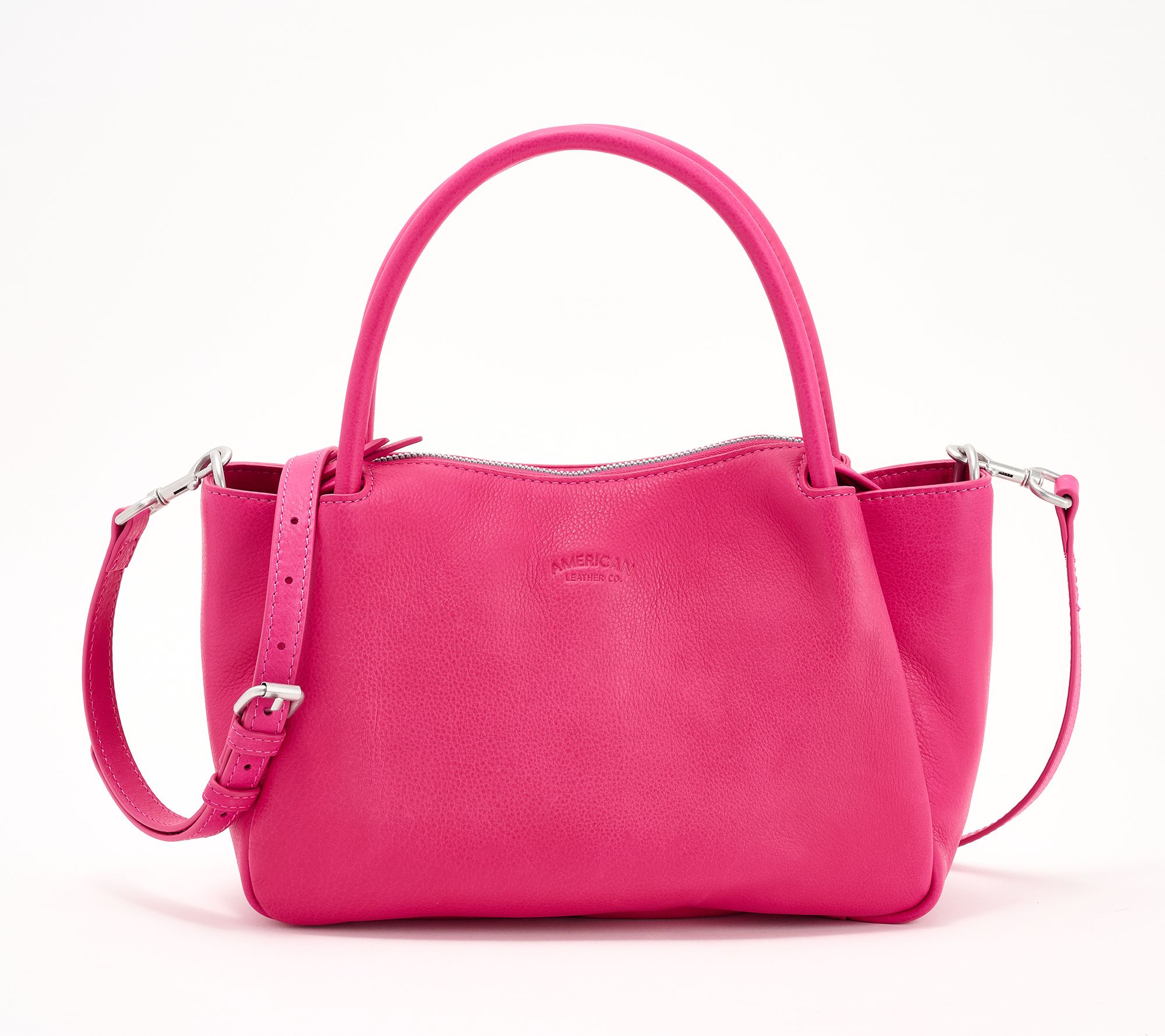 American Leather Co. Miloh Leather Top Handle Crossbody