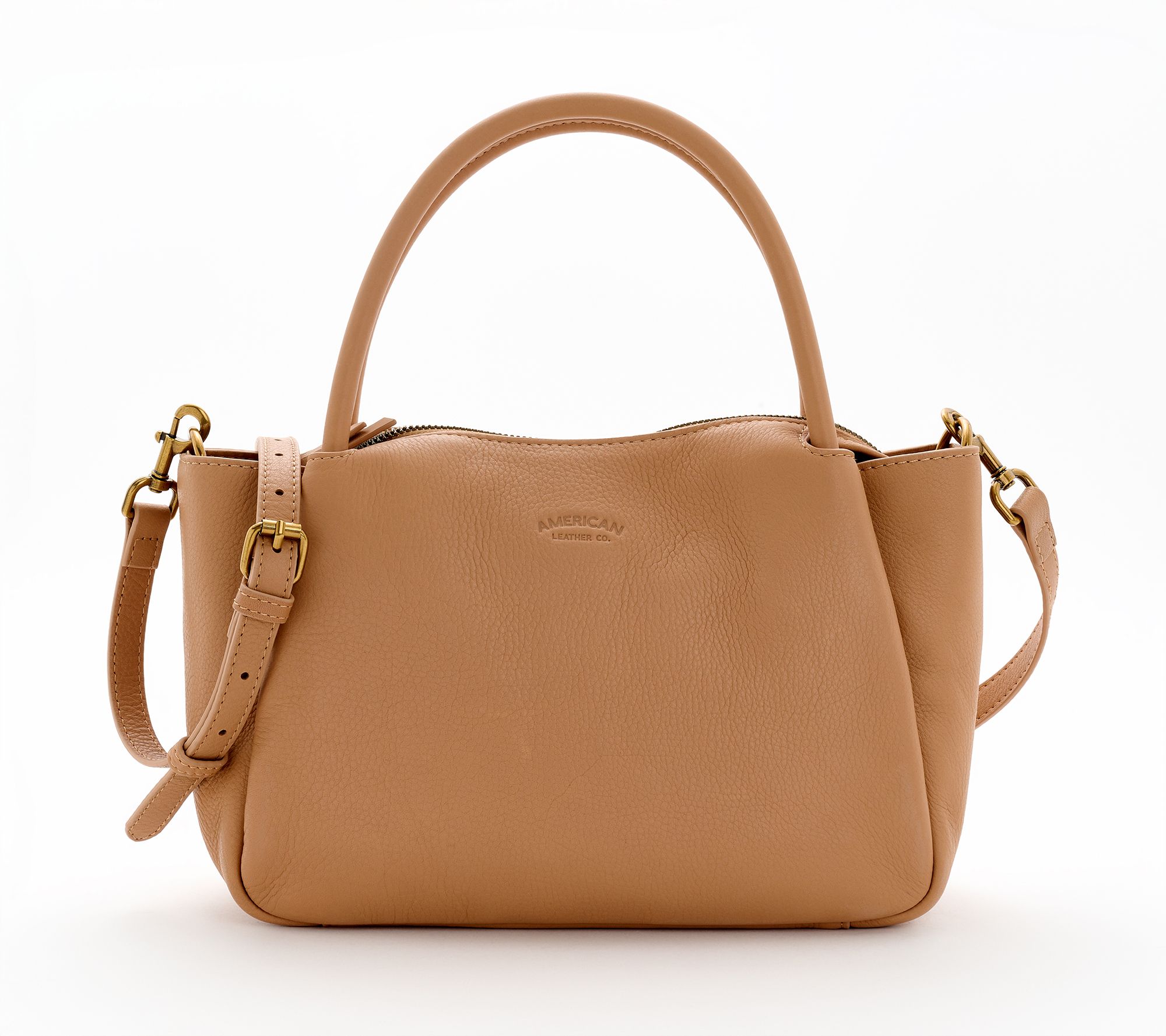 American Leather Co. Miloh Leather Top Handle Crossbody