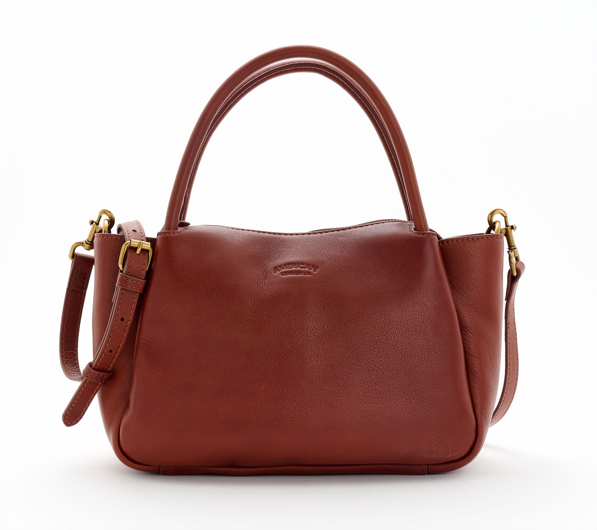 American Leather Co. Miloh Leather Top Handle Crossbody