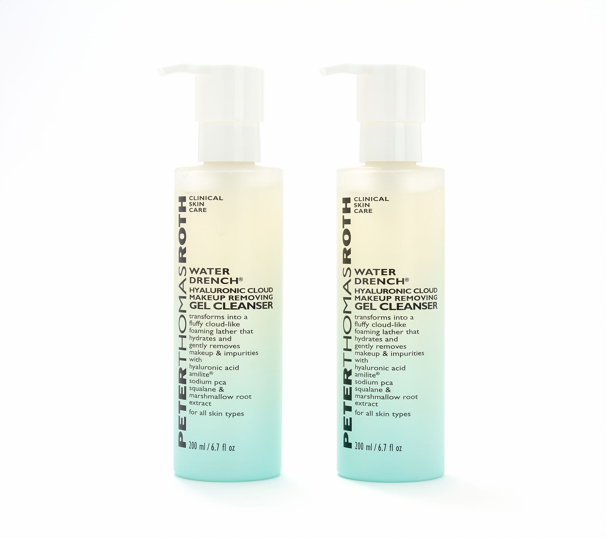 PeterThomasRoth Water Drench Hyaluronic Cloud Gel Cleanser Duo