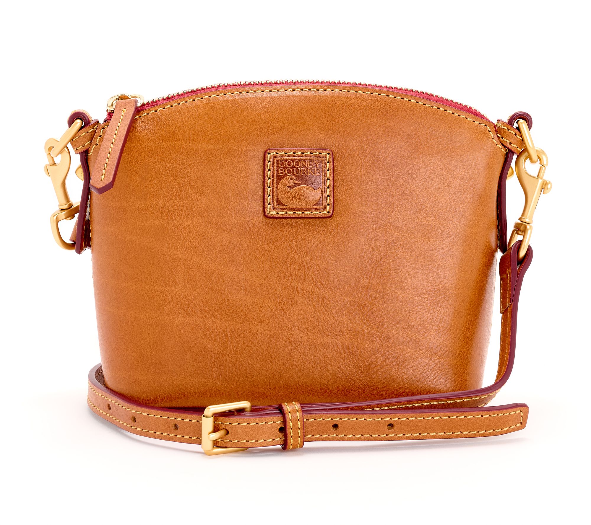Dooney & Bourke Florentine Leather Mini Domed Crossbody