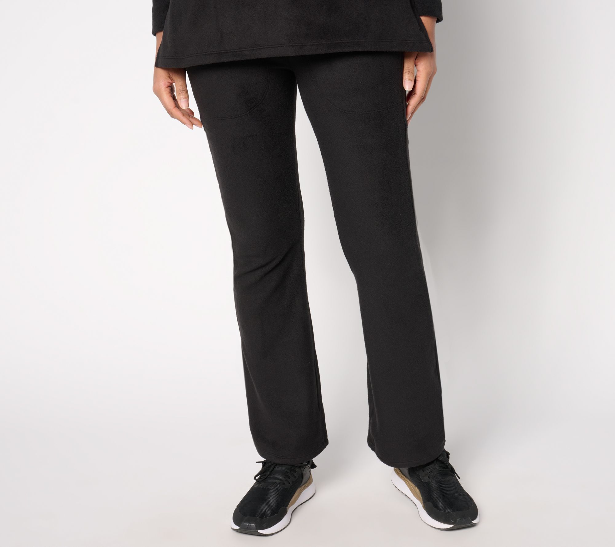 "As Is" Cuddl Duds Fleecewear with Stretch Bootcut Pants