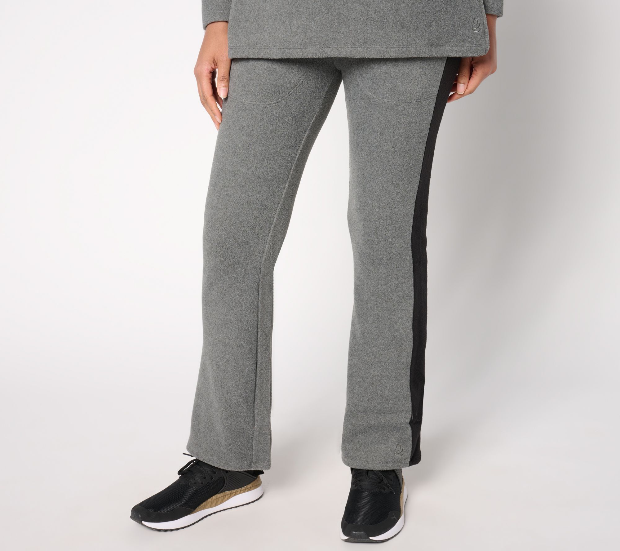 "As Is" Cuddl Duds Fleecewear with Stretch Bootcut Pants