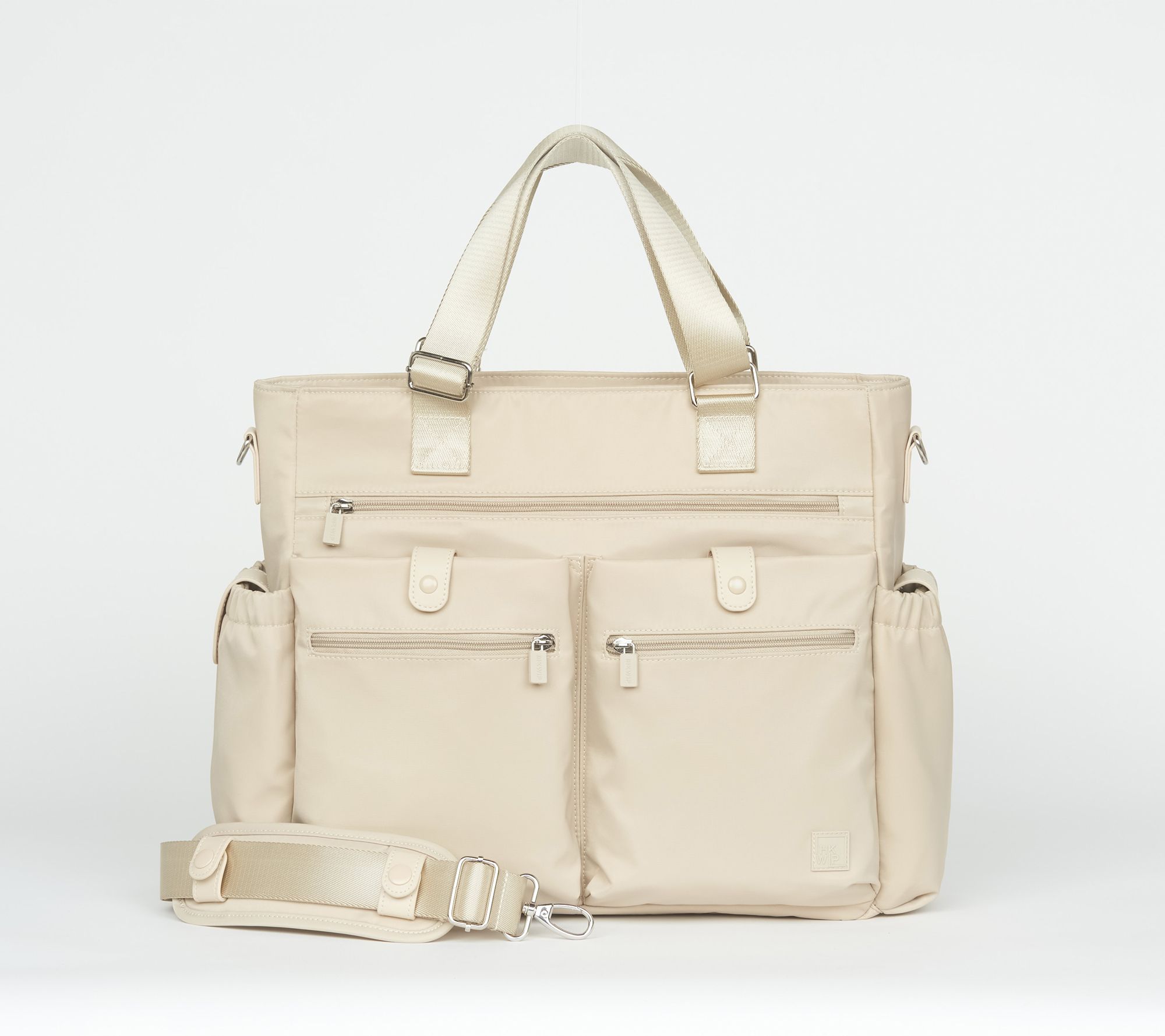 "As Is" IHKWIP The Champion Multi-Pocket Tote w/Cross Strap