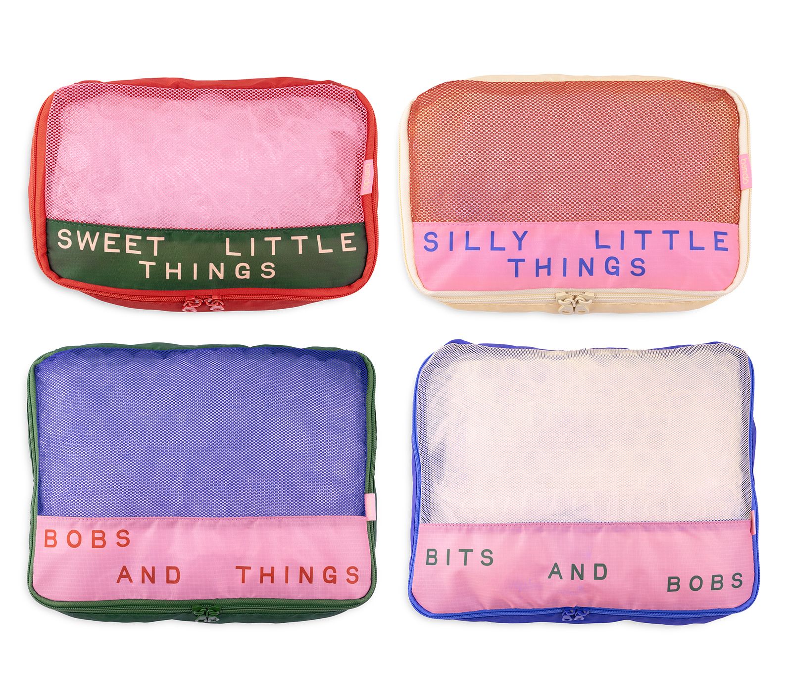 ban.do Set of 4 Packing Cubes