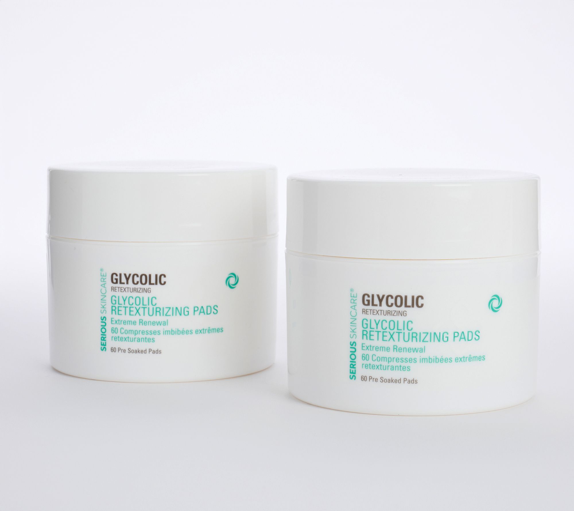 SERIOUS SKINCARE Glycolic Retexturizing Pads Duo