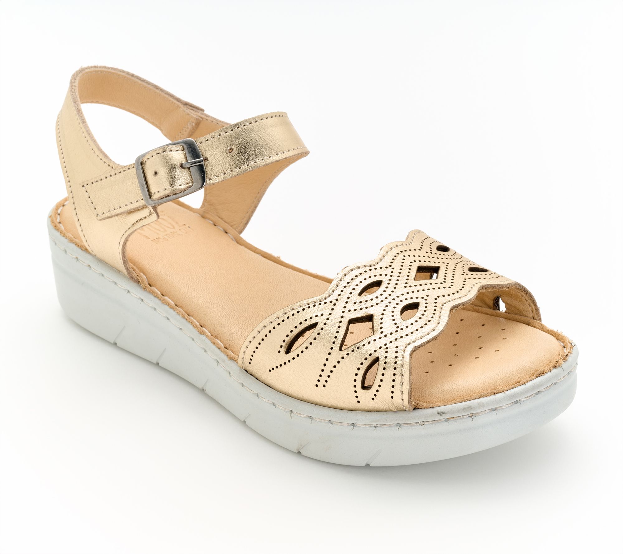 "As Is" Miz Mooz Leather Sport Sandals- Elm