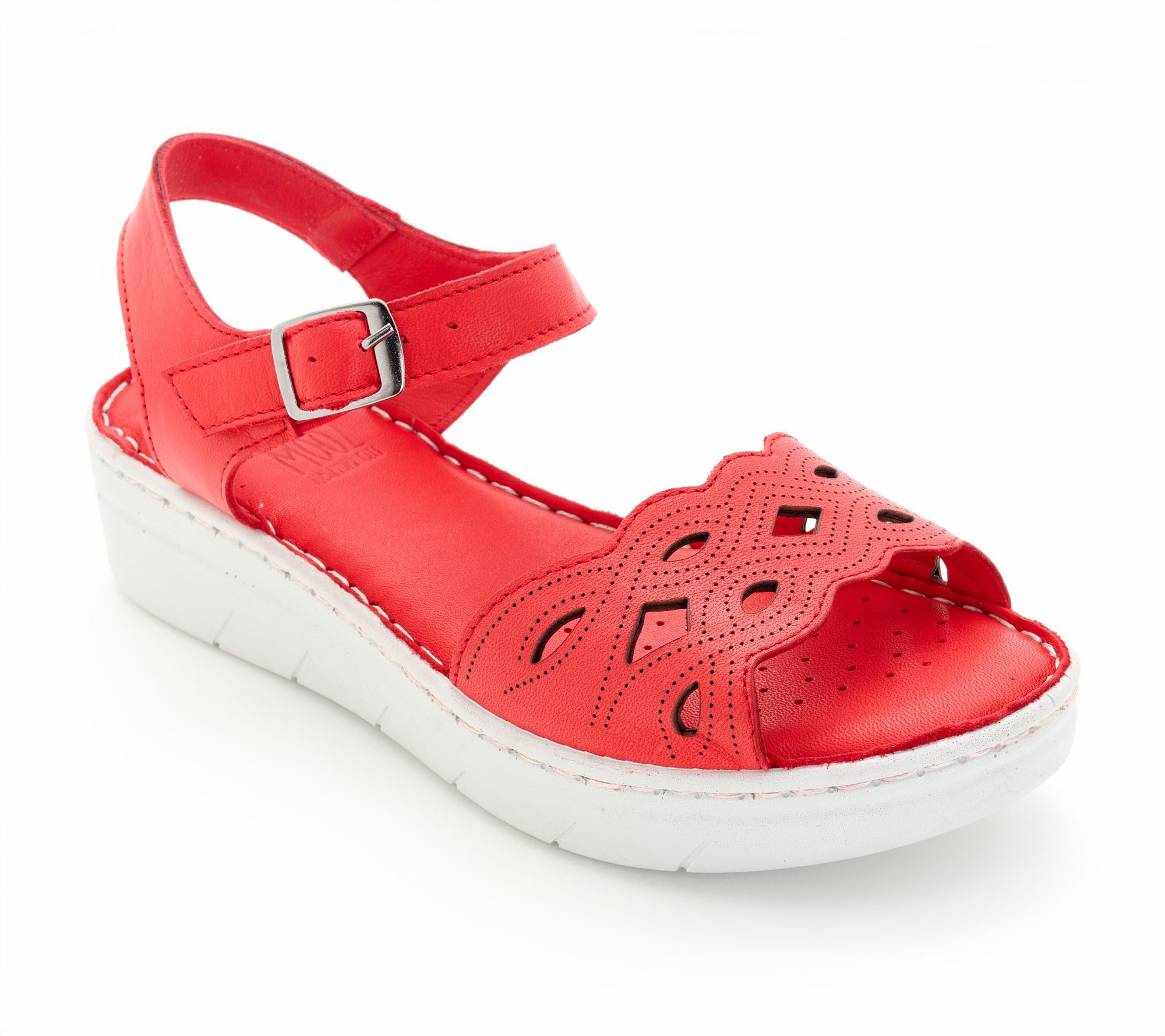 "As Is" Miz Mooz Leather Sport Sandals- Elm