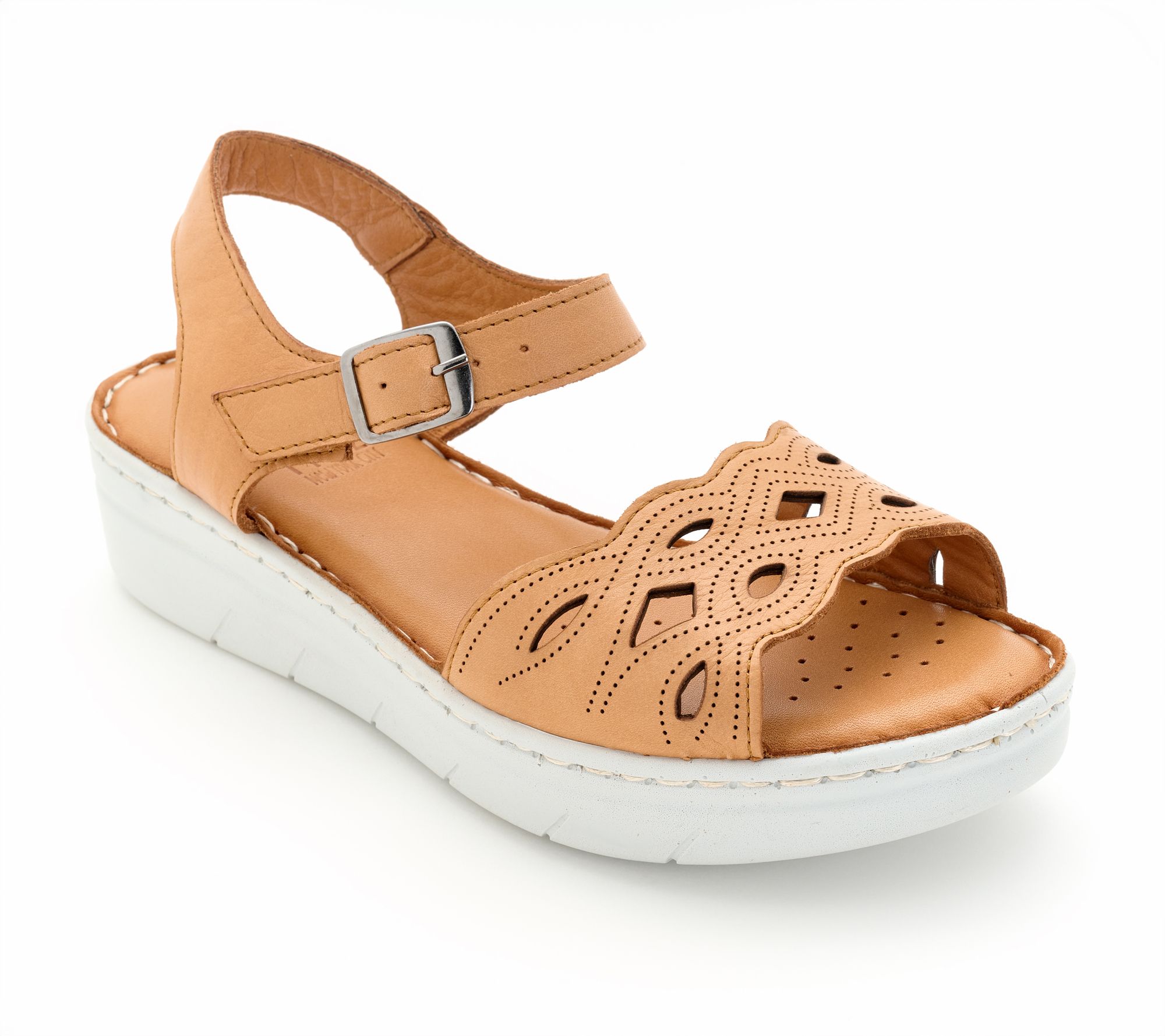 "As Is" Miz Mooz Leather Sport Sandals- Elm