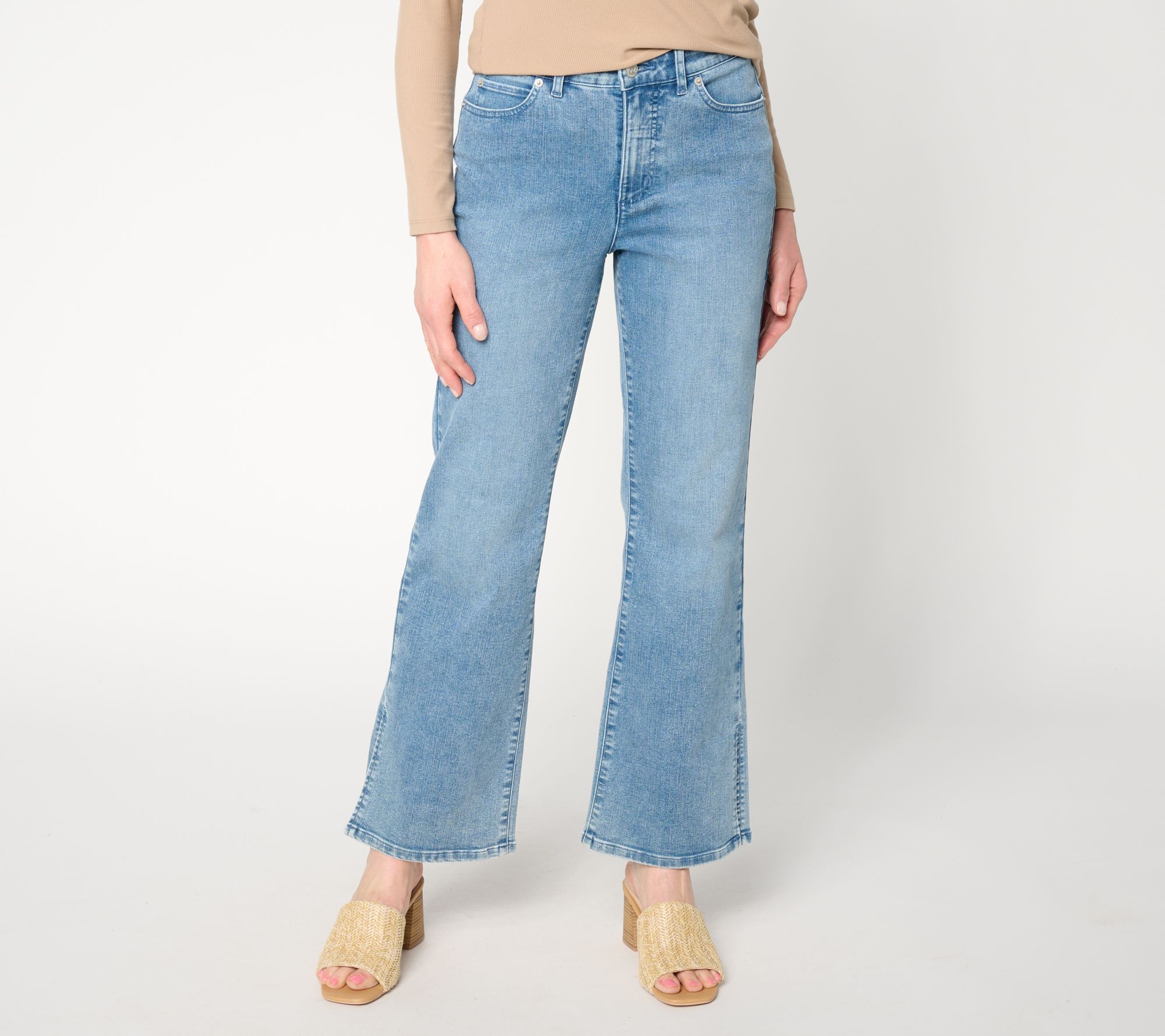  Me by Jennie Garth Regular Repreve Bootcut Jean w/ Ankle Slits