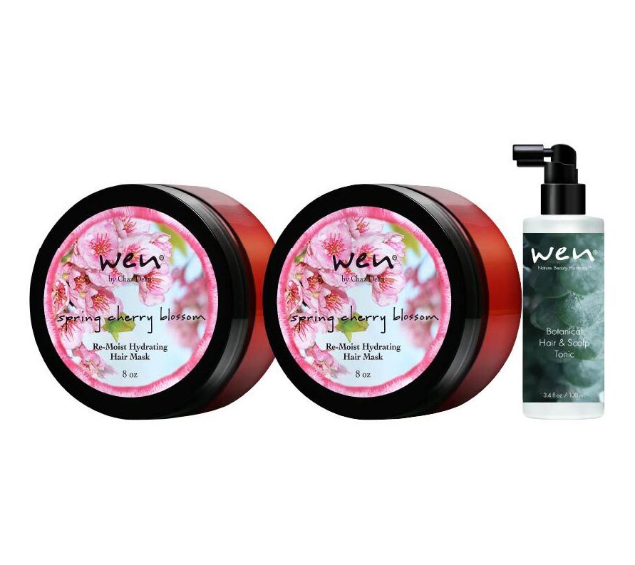 WEN by Chaz Dean Re-Moist Mask Duo + 3.4oz Botanical Tonic