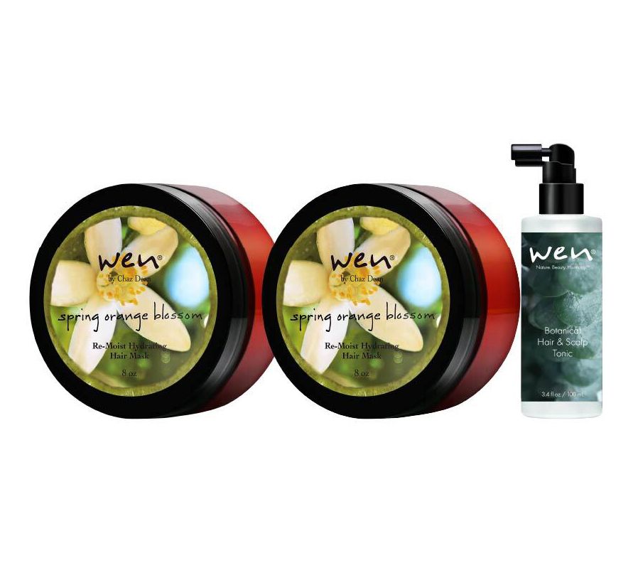 WEN by Chaz Dean Re-Moist Mask Duo + 3.4oz Botanical Tonic