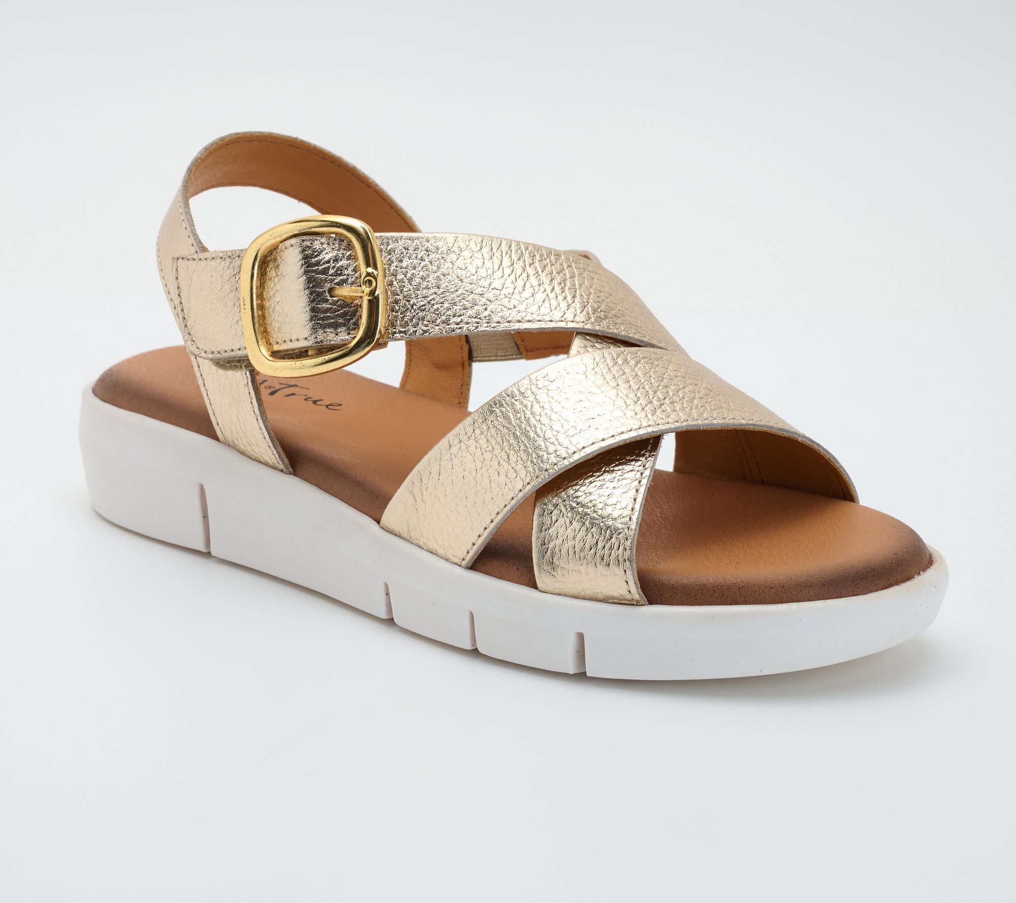 Diba True Leather Adjustable Sandals -Advo Cate