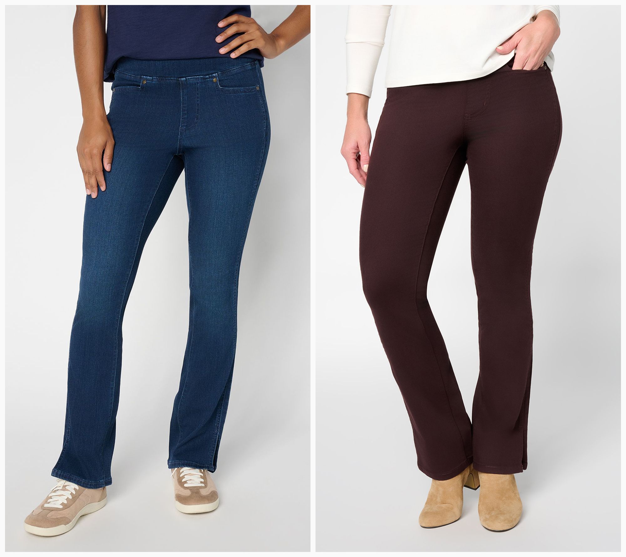 Belle by Kim Gravel TripleLuxe Bootcut Jeans
