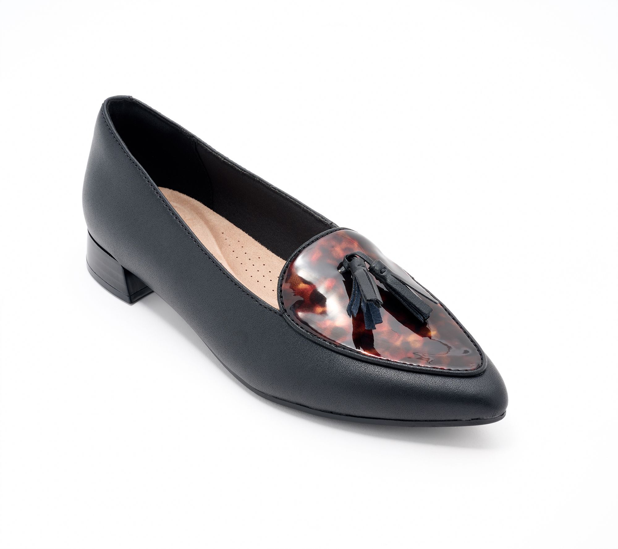  Clarks Collection Leather Loafers -Natalynn Quartz