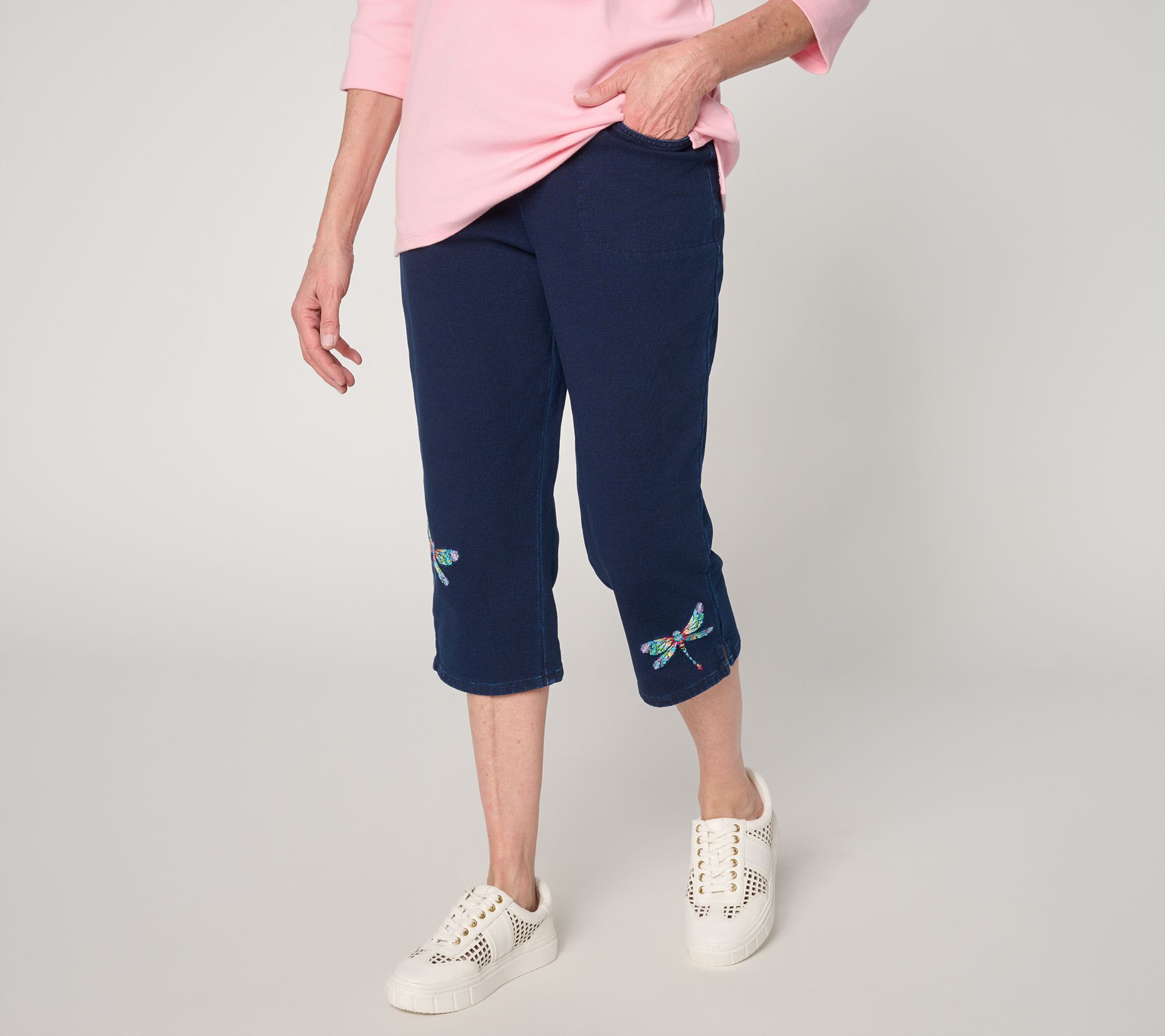 "As Is" Quacker Factory DreamJeannes Dragonfly Wishes Capri