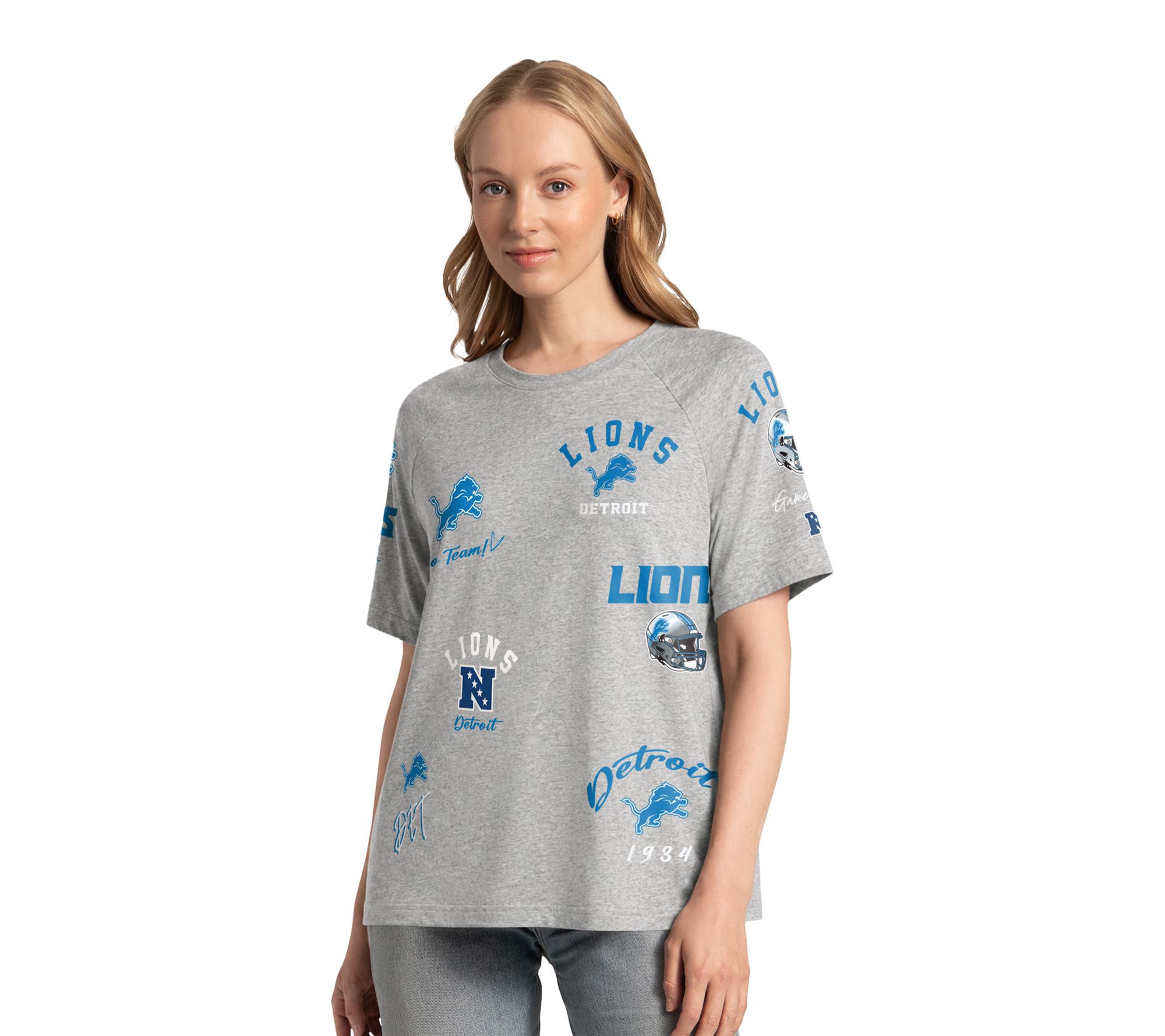 NFL Officially Licensed Women's LOGO Patch Short Sleeve T