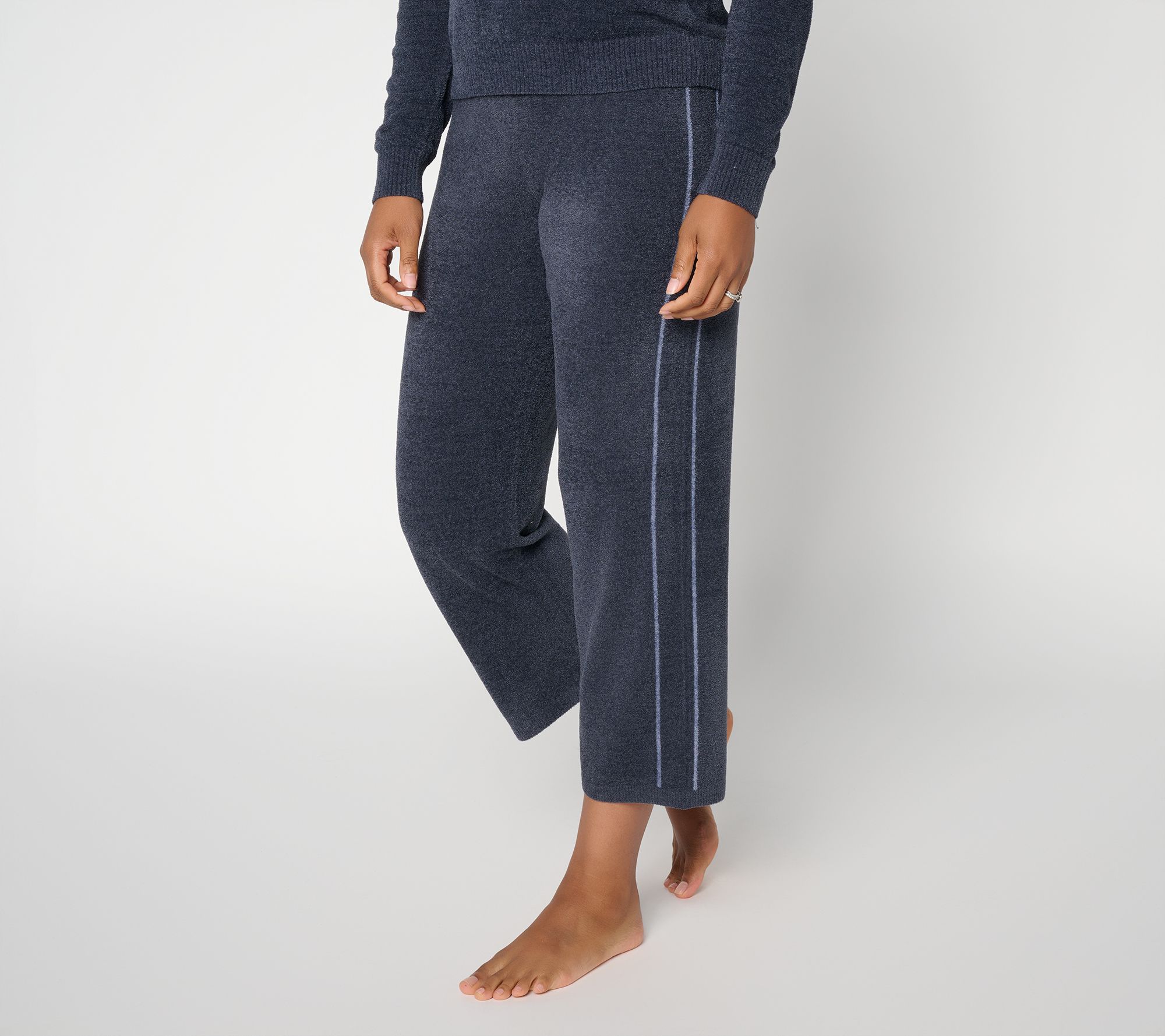 "As Is" Barefoot Dreams Reg CozyChic Ultra Lite Side Stripe Pant