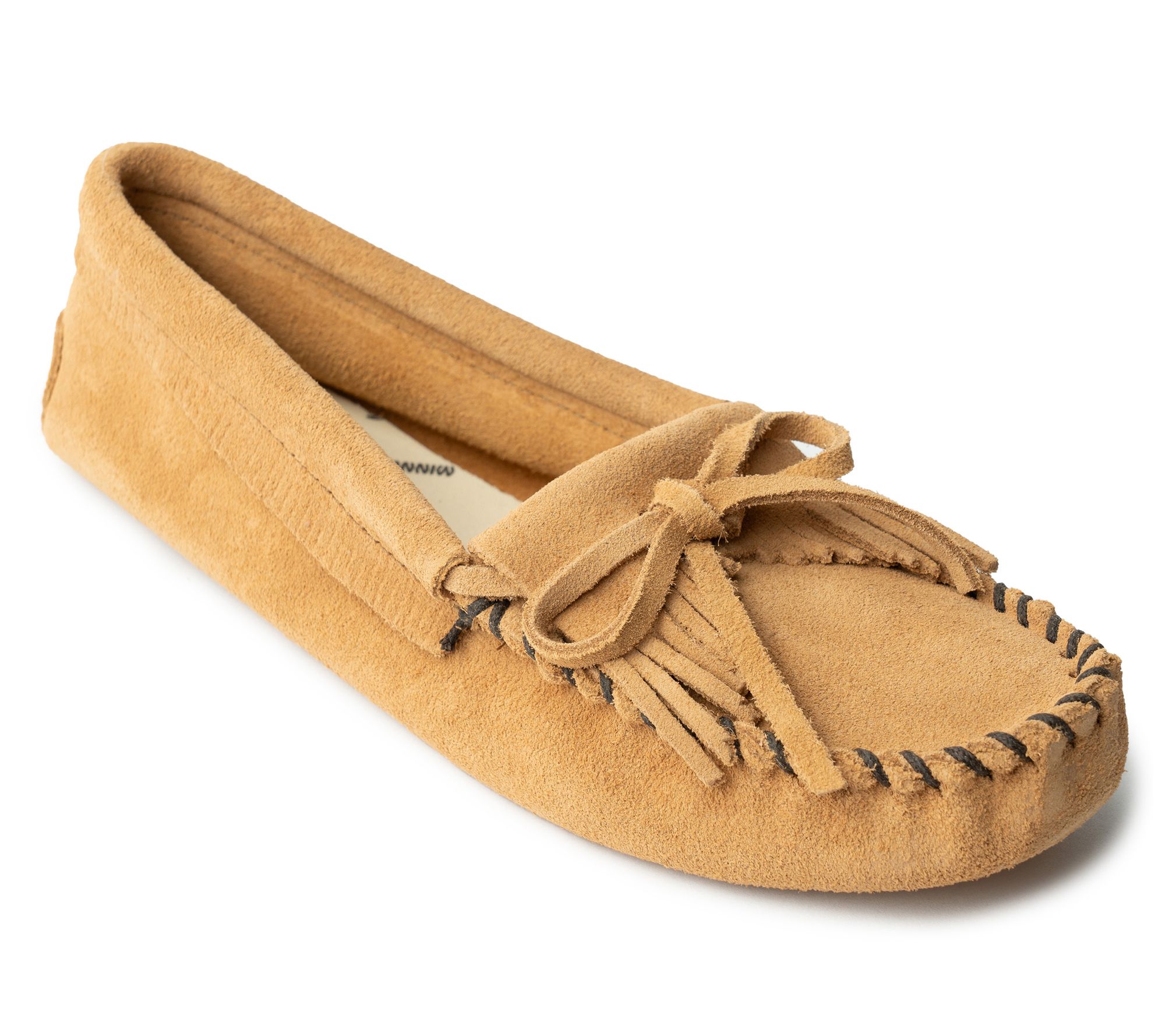 Minnetonka Suede Leather Moccasins - Kilty Softsole