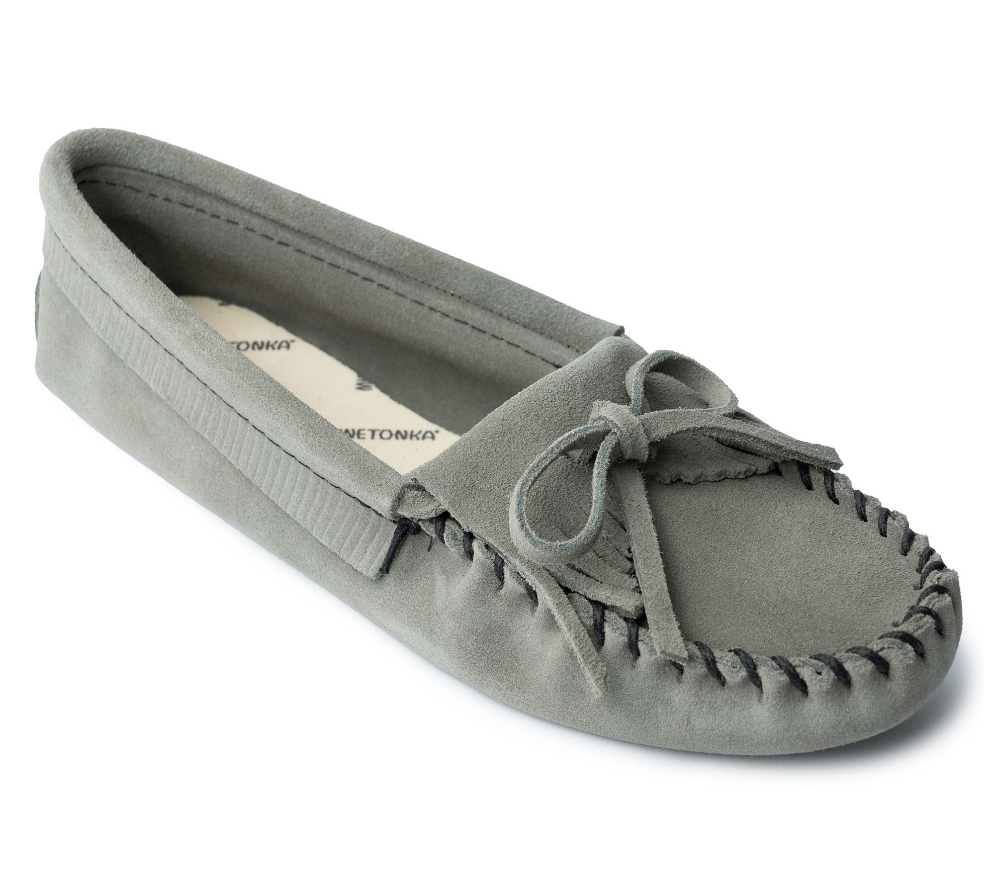 Minnetonka Suede Leather Moccasins - Kilty Softsole