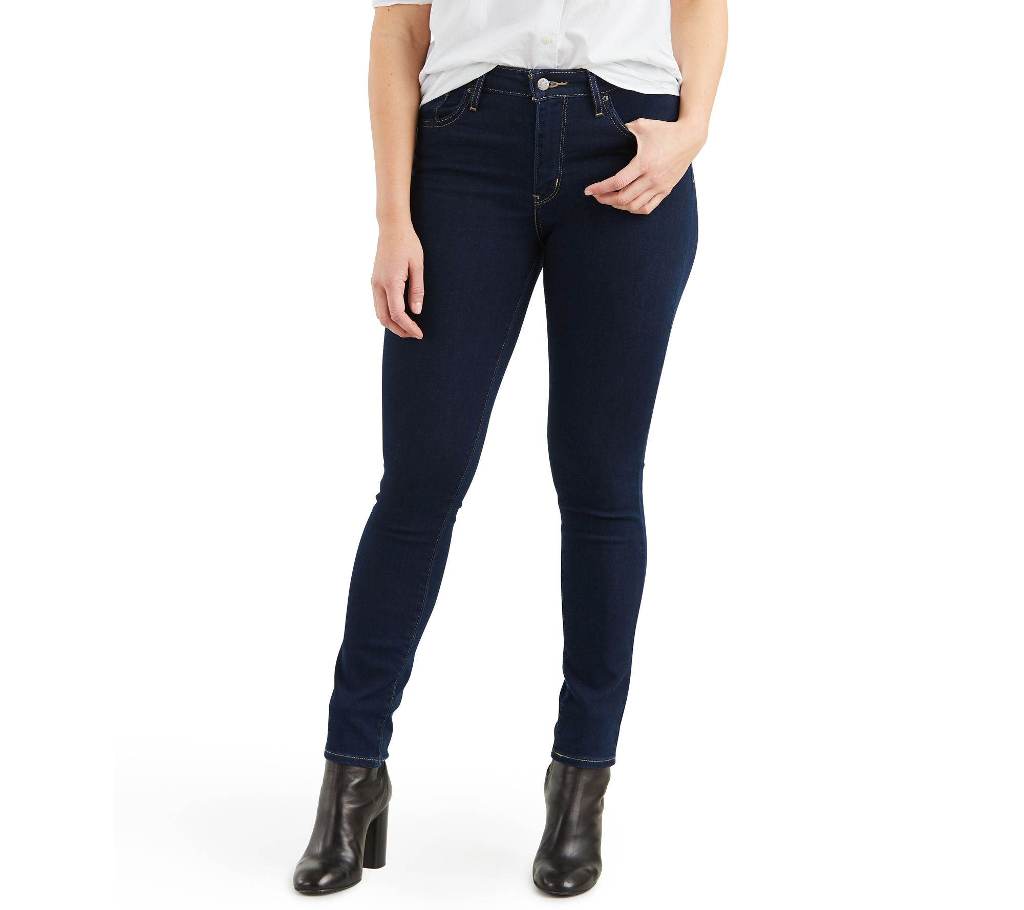 Levi's 721 High Rise Skinny Jeans - QVC.com