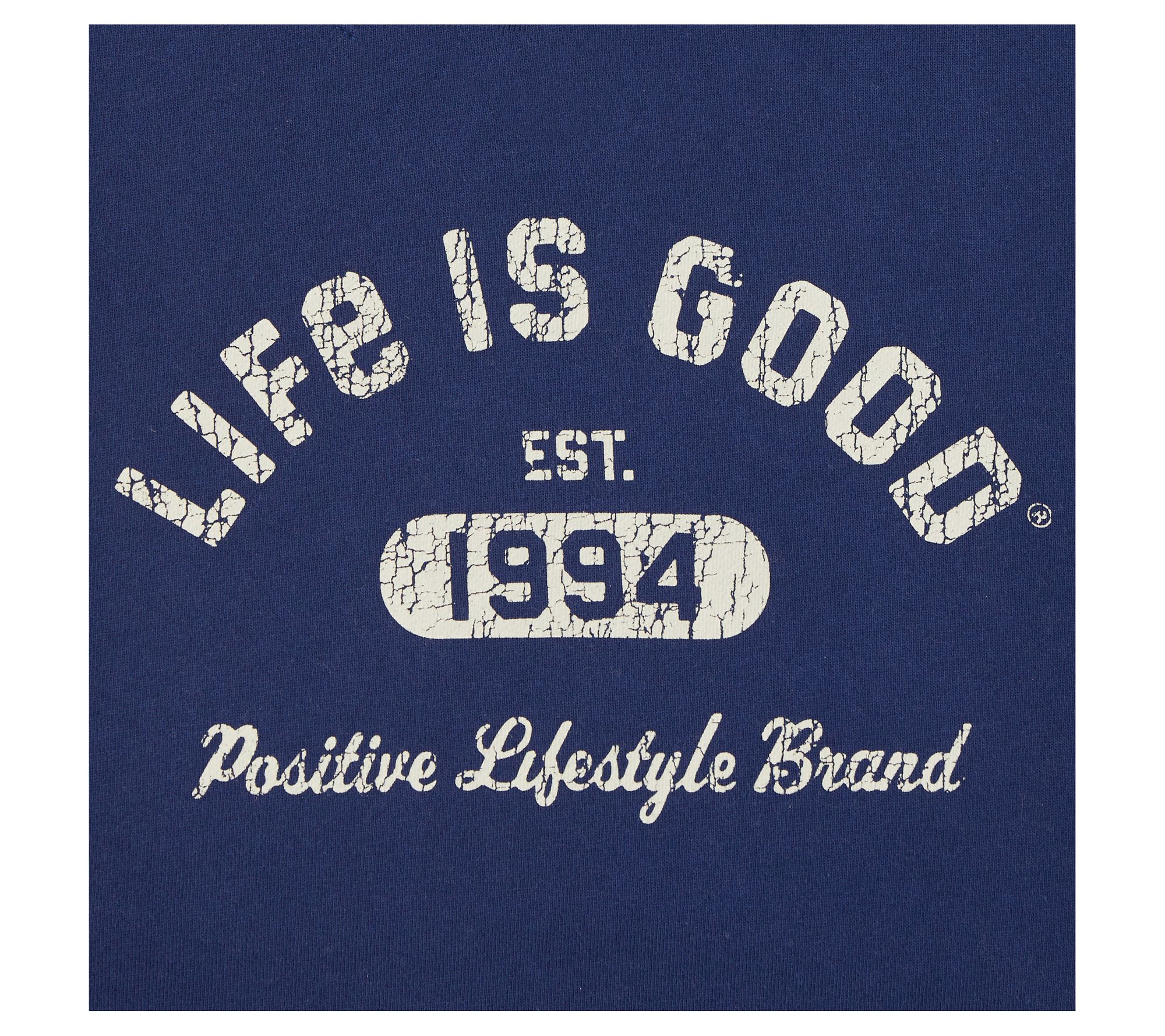 Life is Good Men's Positive Lifestyle 1994 Simply True Crew