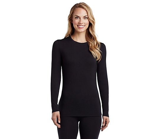 Cuddl Duds Softwear with Stretch Long Sleeve Crew Neck Top