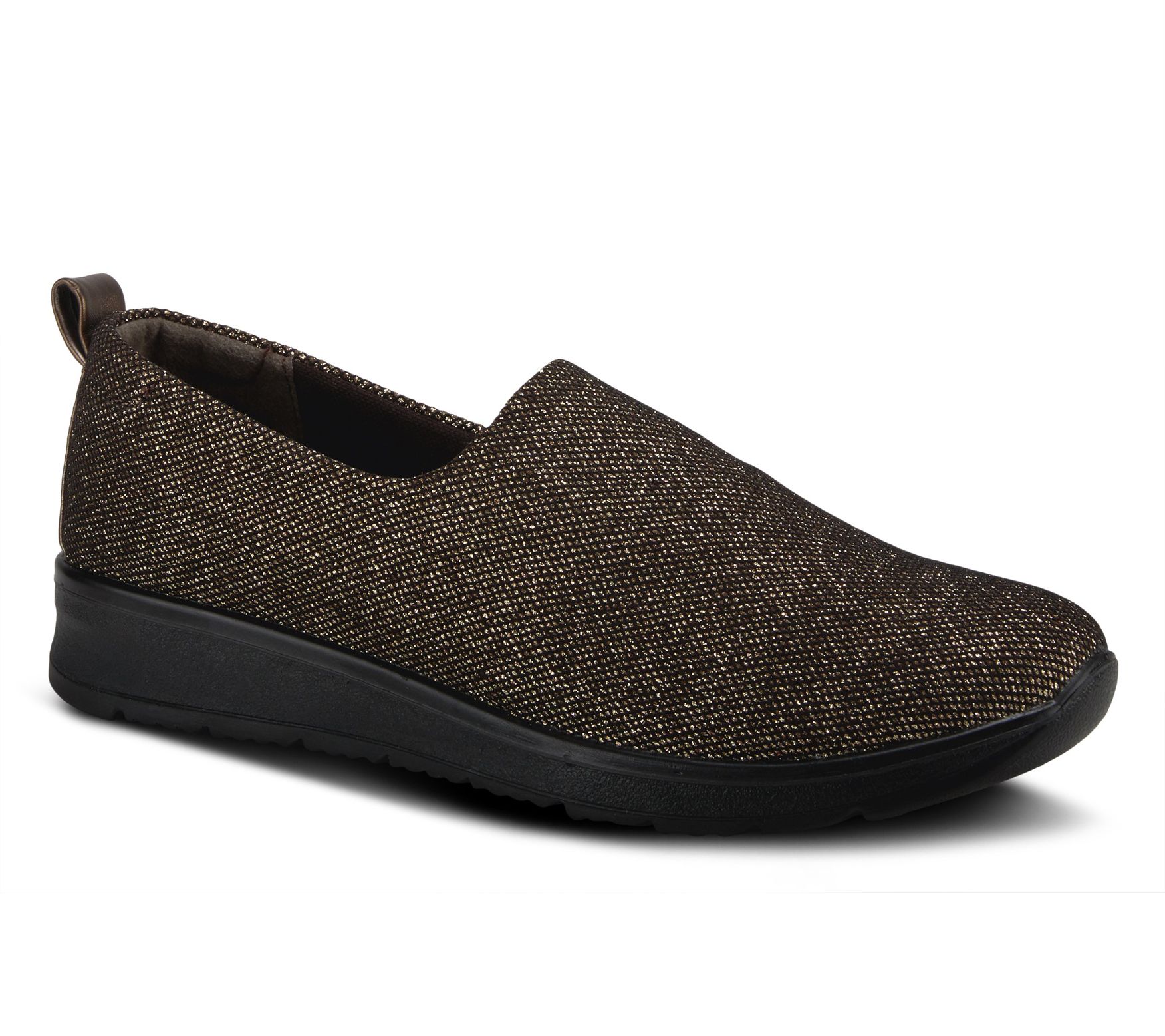 Flexus by Spring Step Fabric Slip-ons - Parex-Glitter