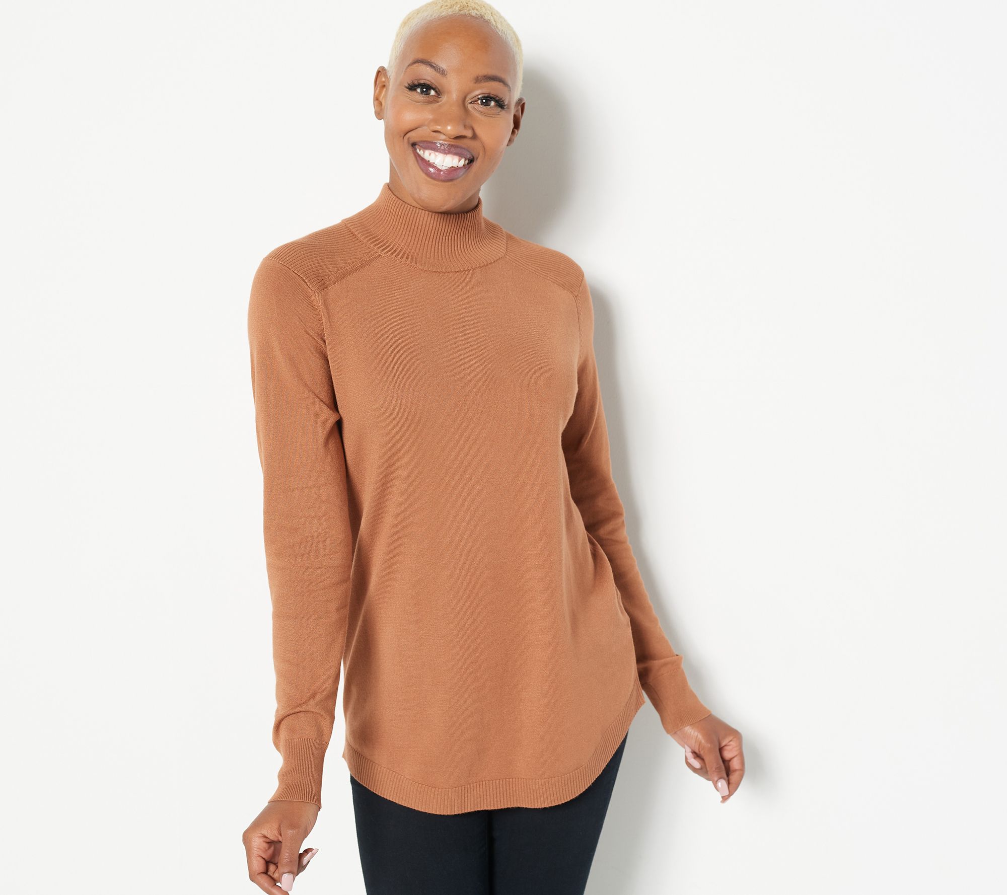 Qvc hot sale turtleneck sweaters